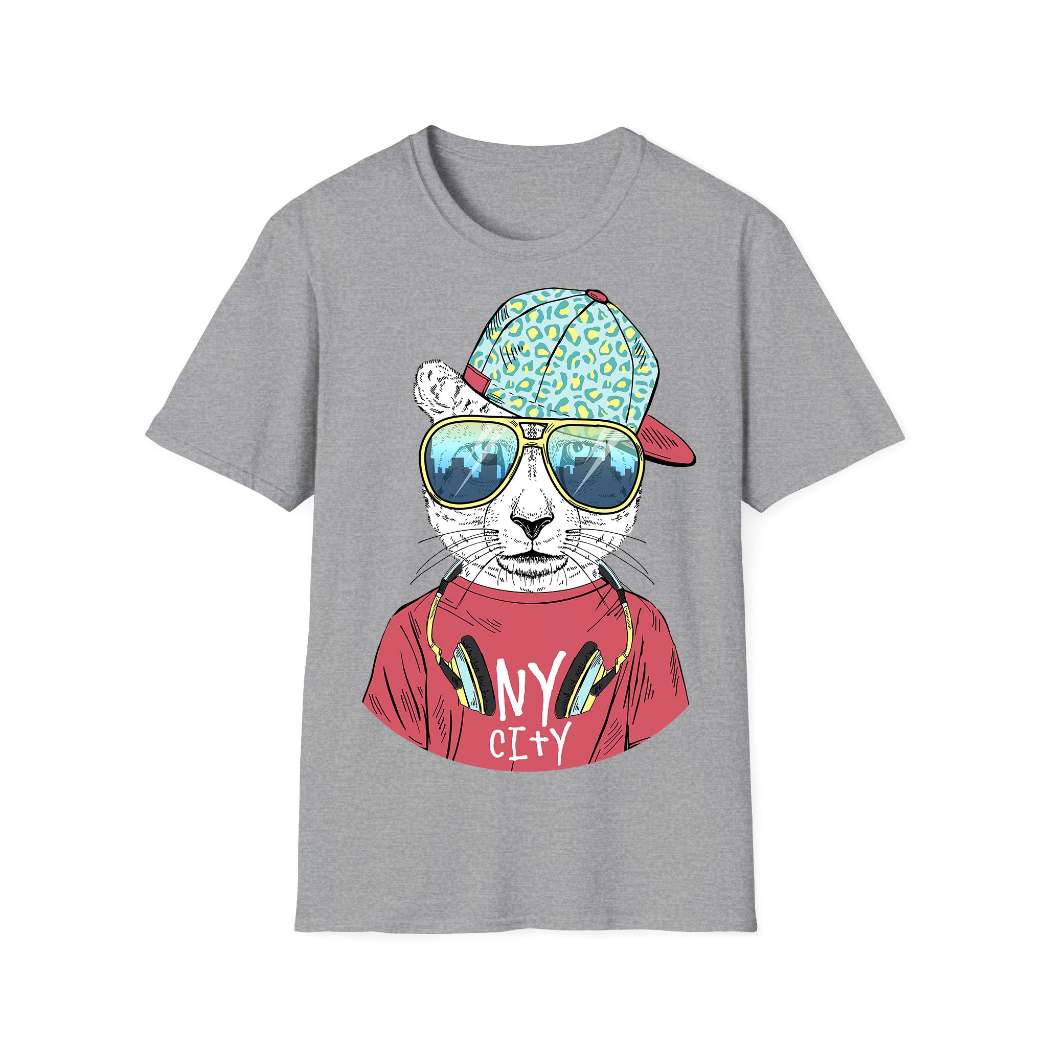 T-shirt unisexe musique Leopard Boy