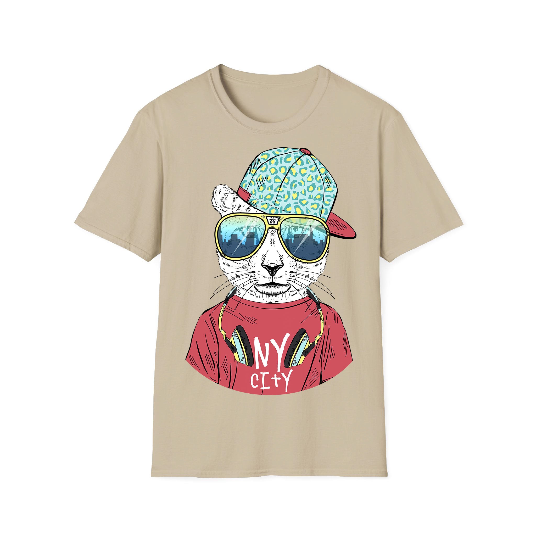 T-shirt unisexe musique Leopard Boy