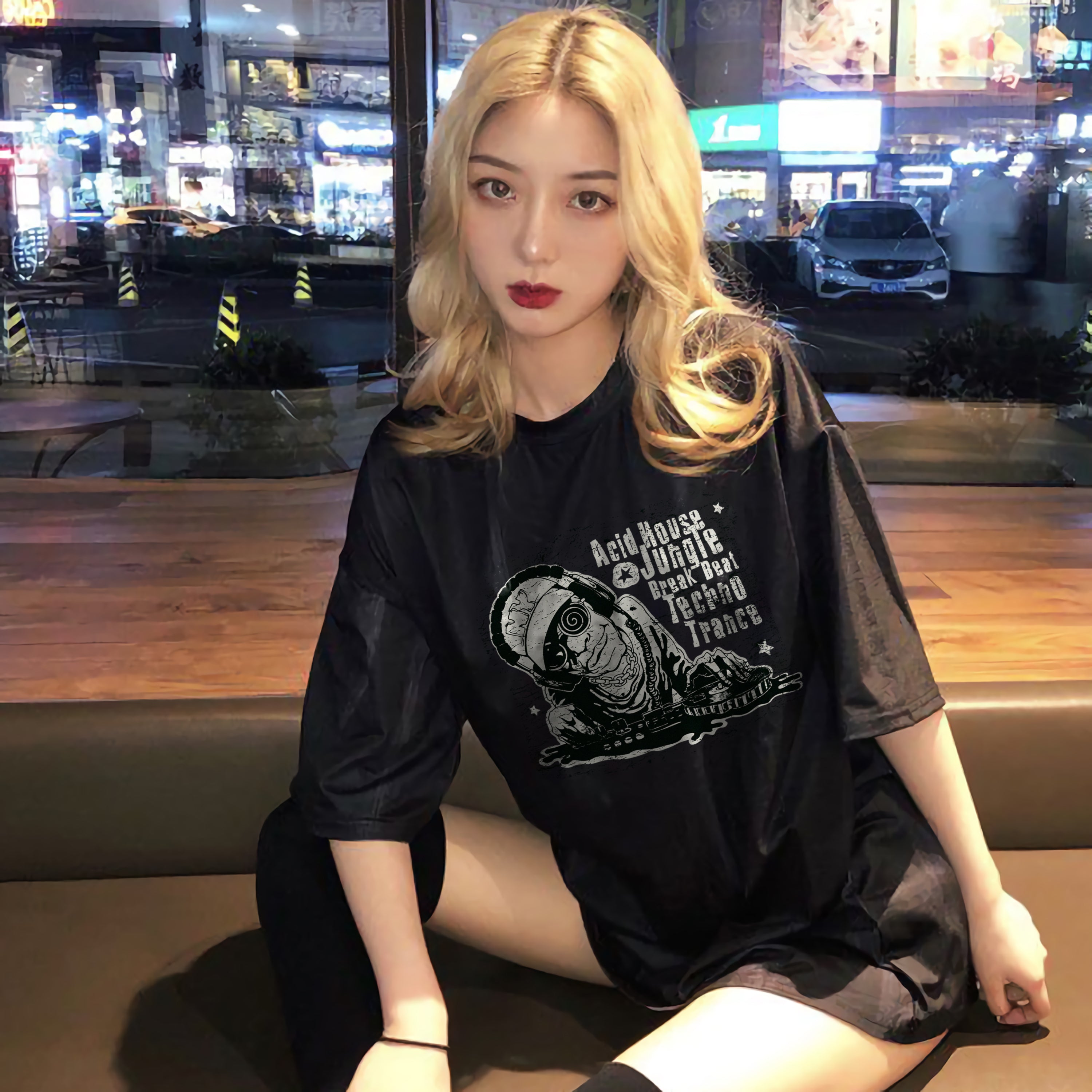 T-shirt unisexe musique DJ NY