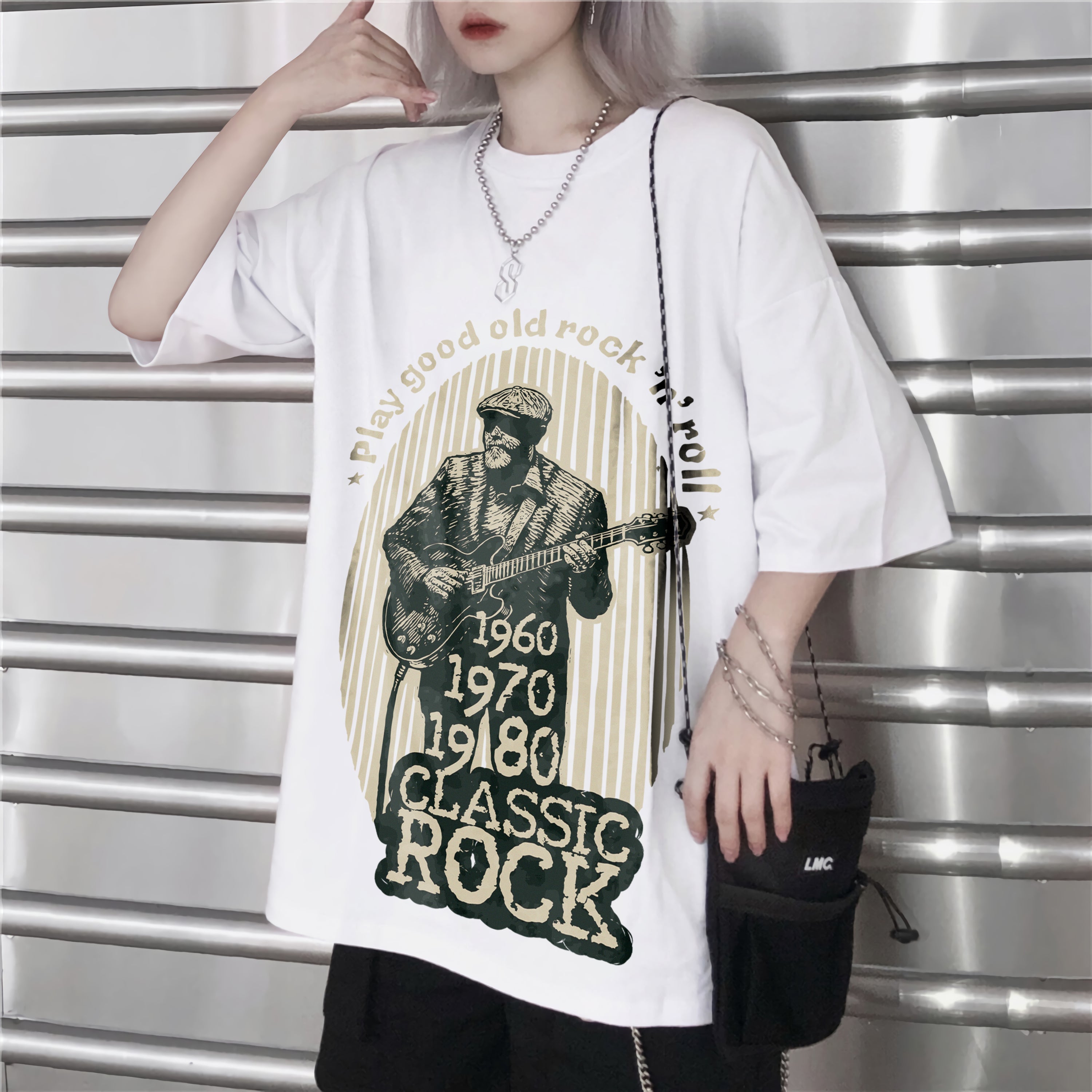 T-shirt unisexe musique Classic Rock