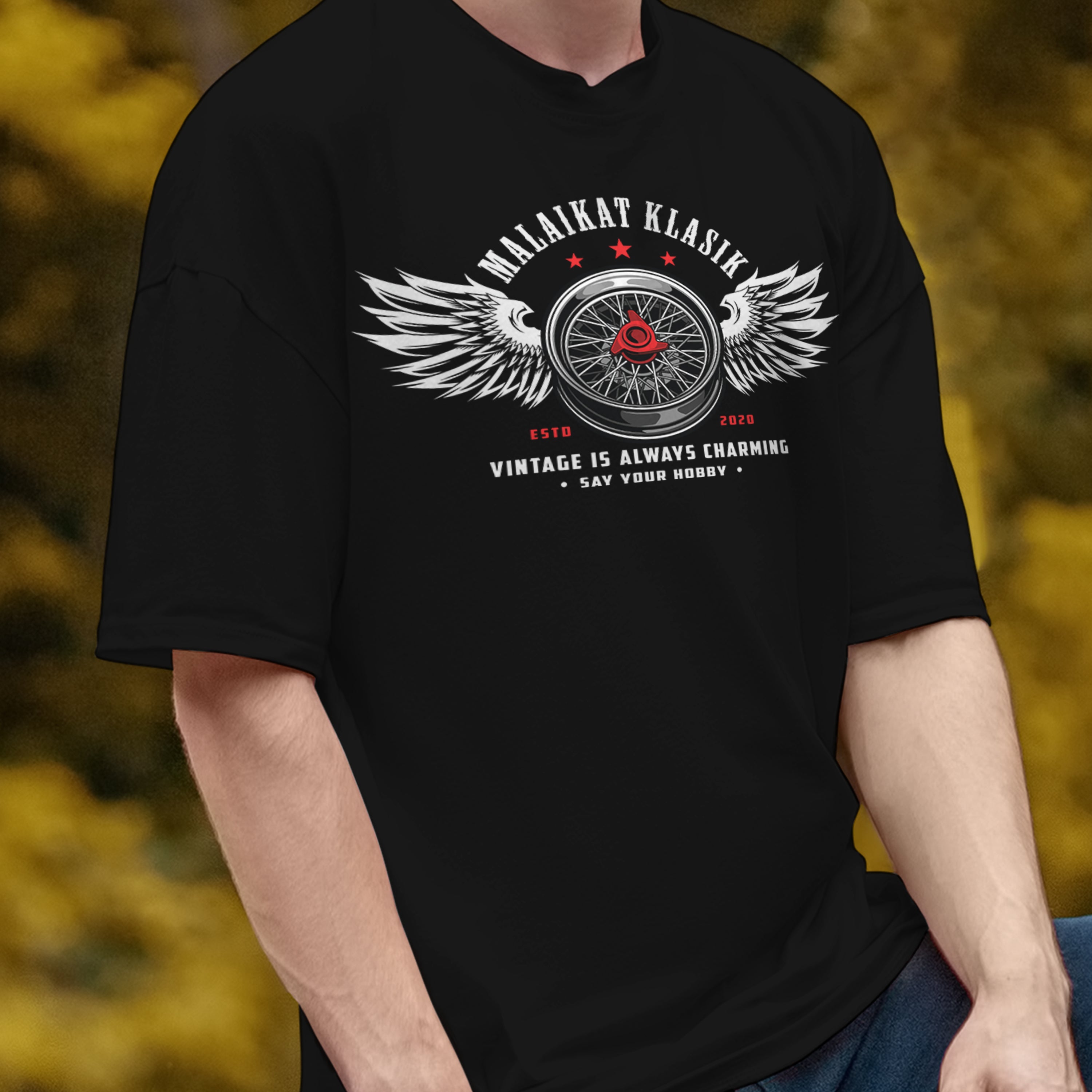 T-shirt voitures de course Malaikat Klasik