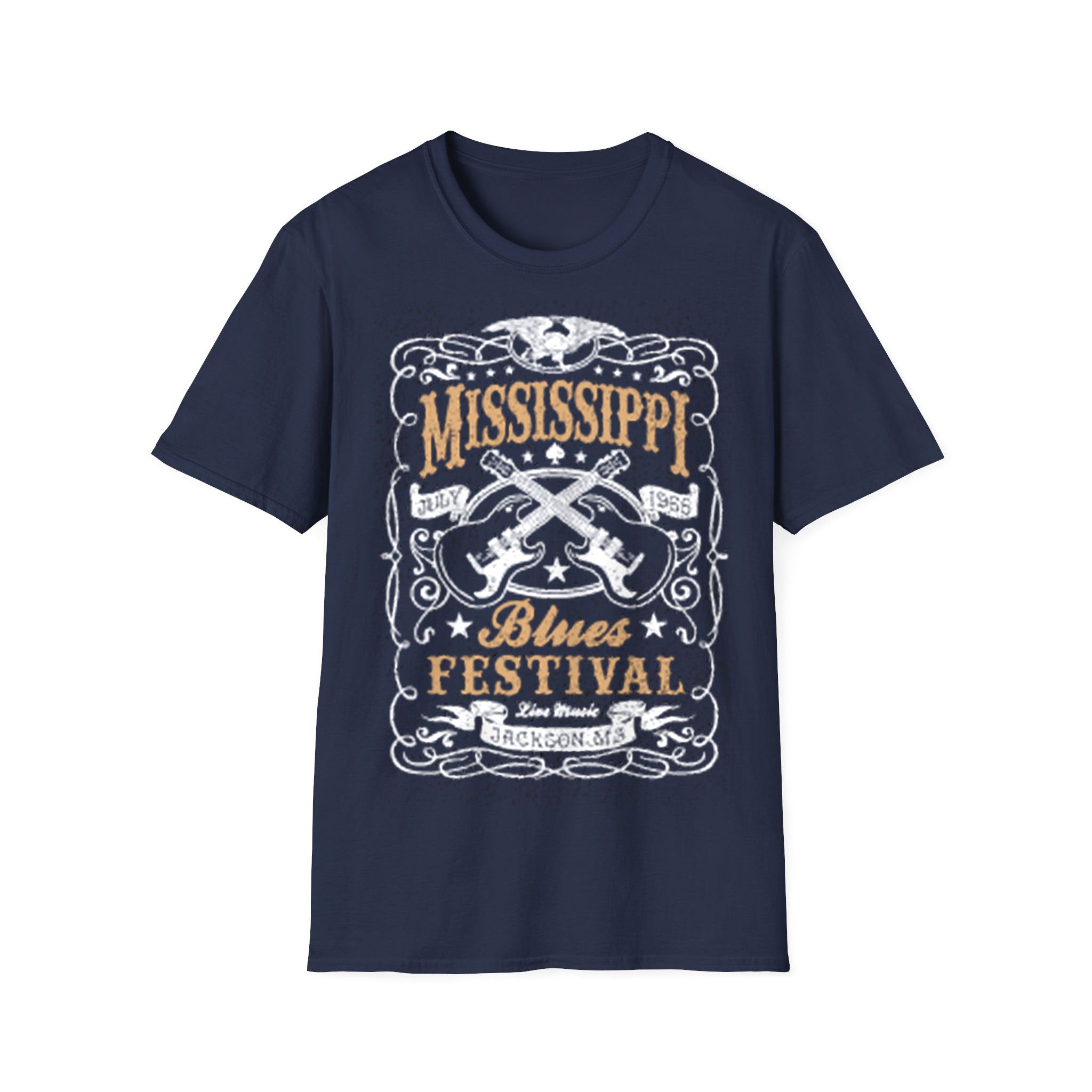 T-shirt unisexe Musique Mississippi Blue Festival