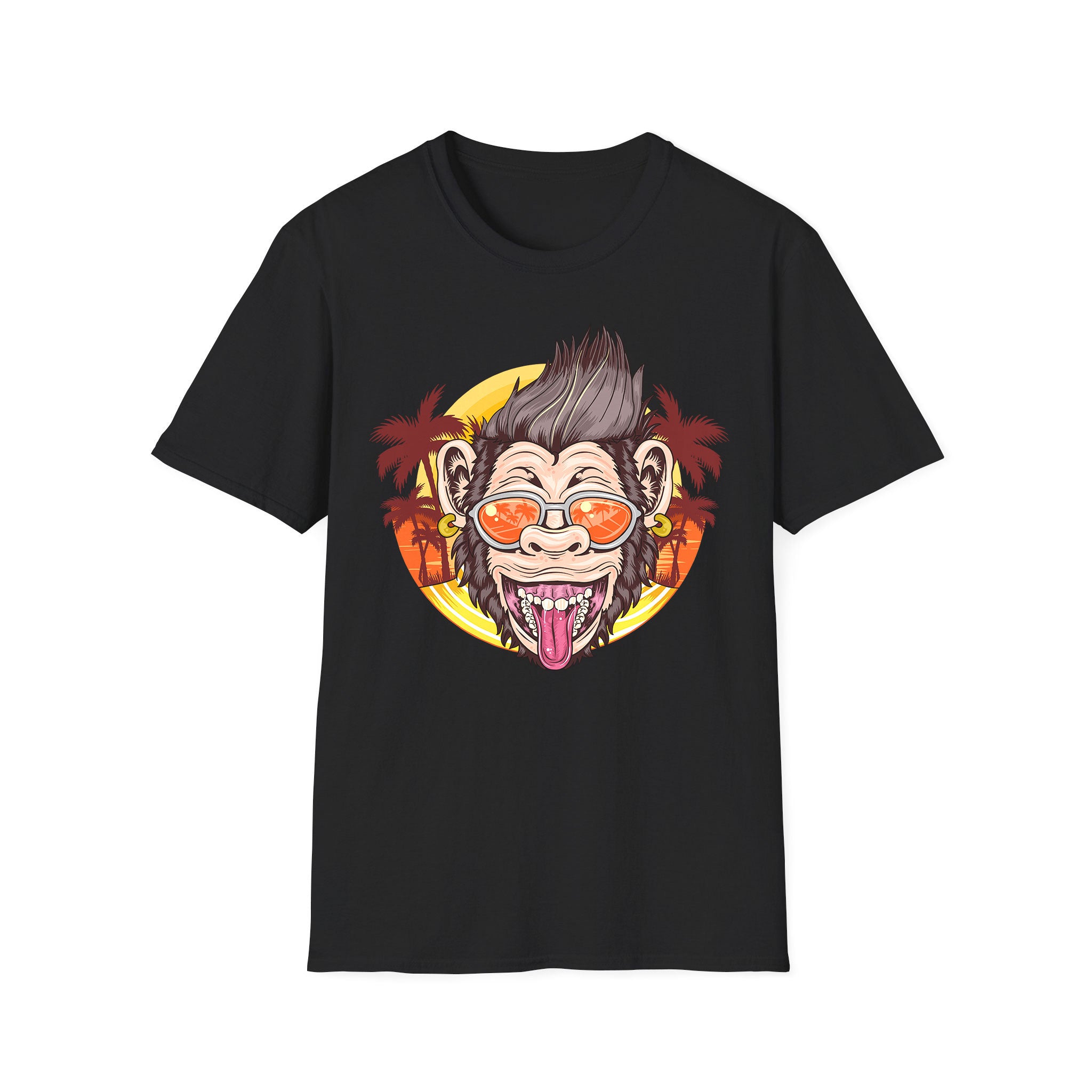 Summer unisex T-shirt Monkey Hawaii