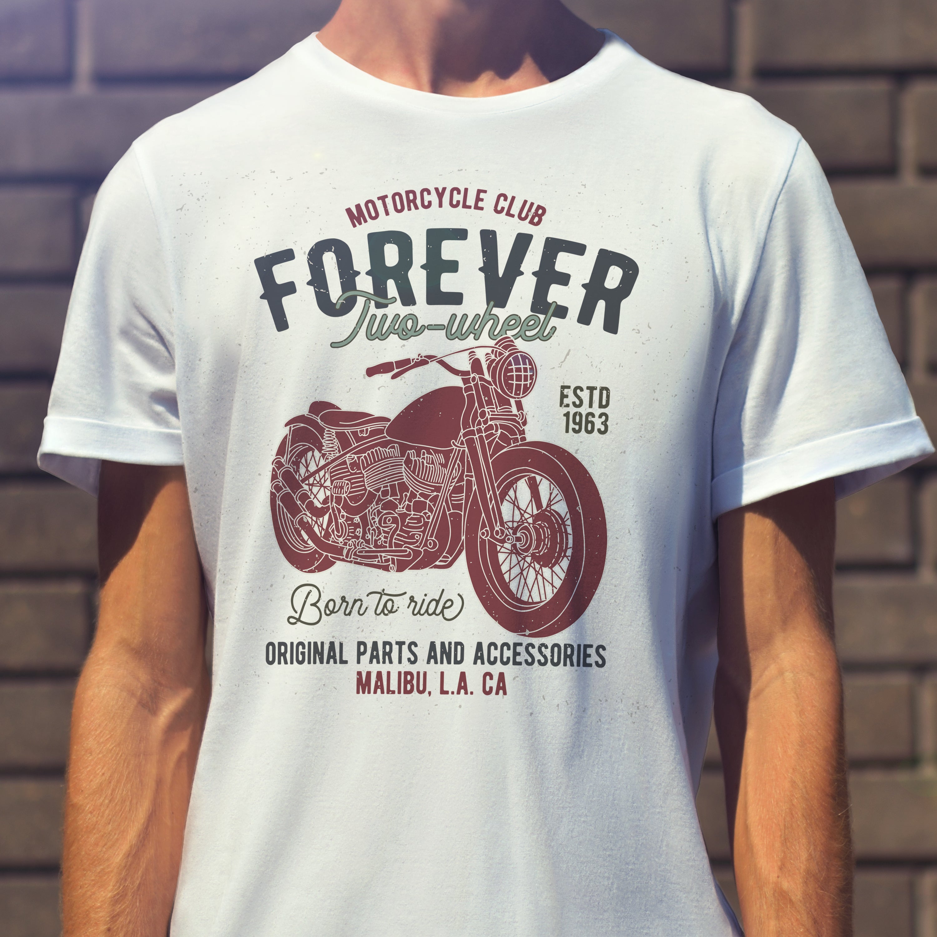 T-shirt moto Club Moto