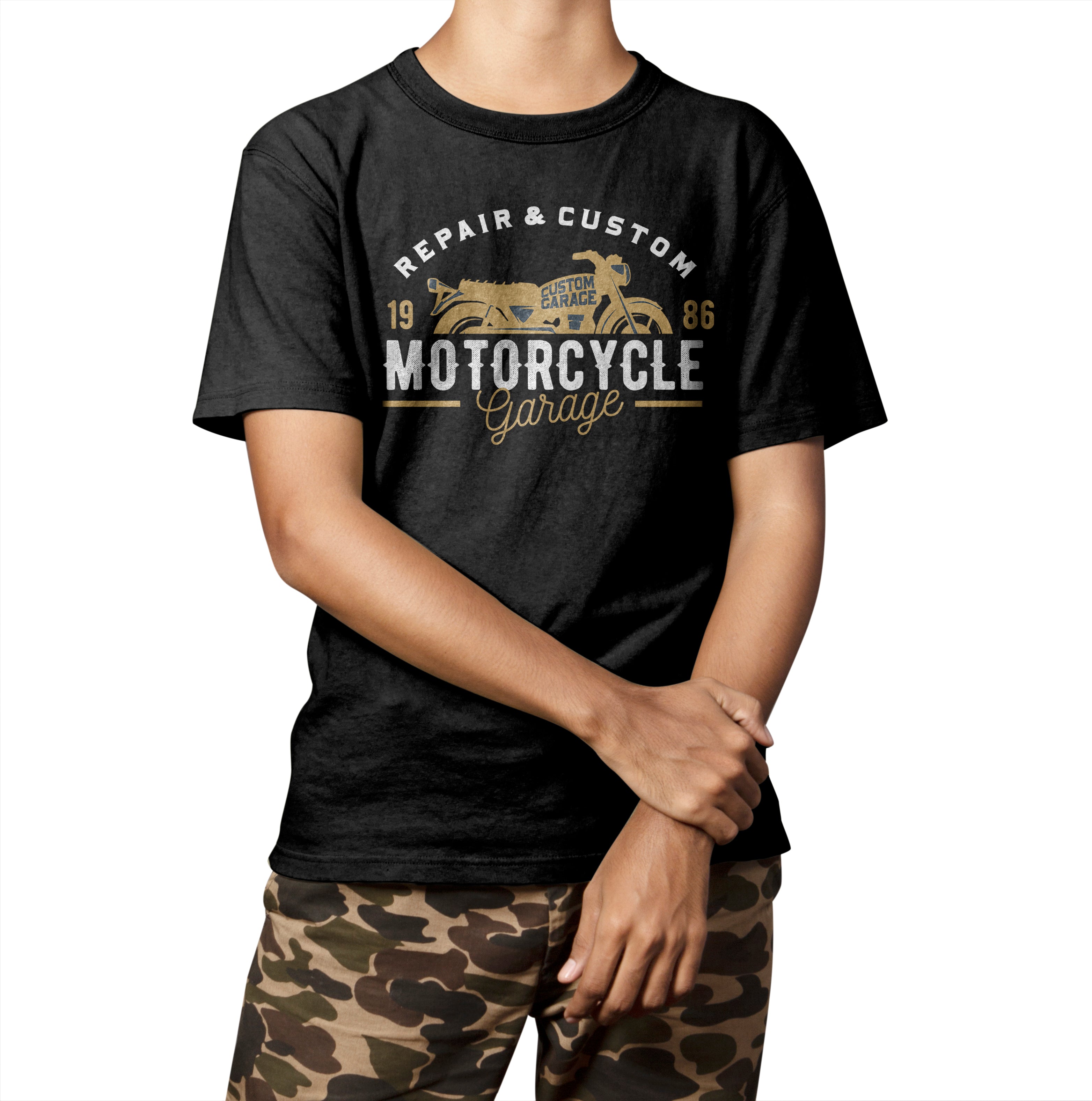 T-shirt Moto Garage Moto
