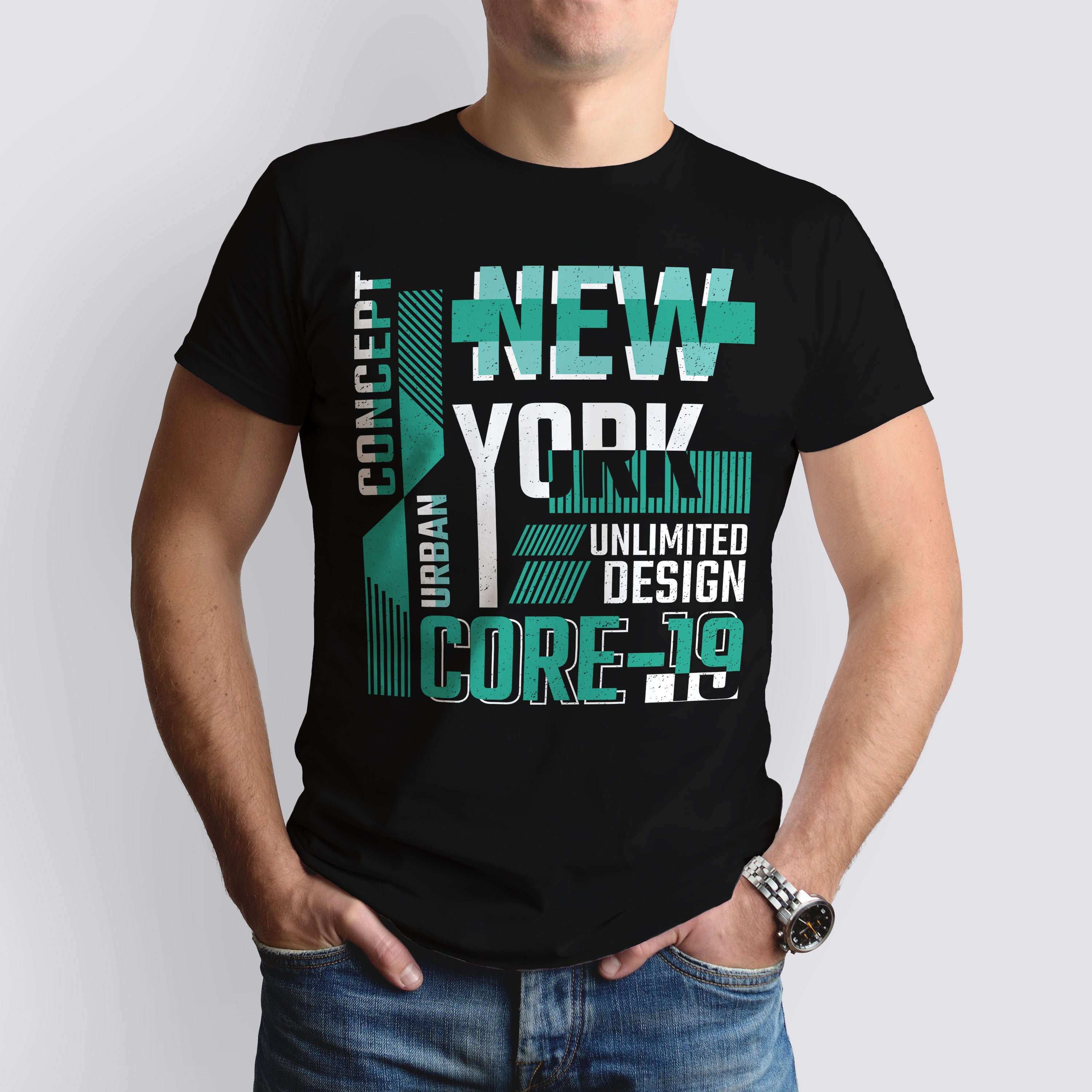 T-shirt unisexe New York NY Core 19
