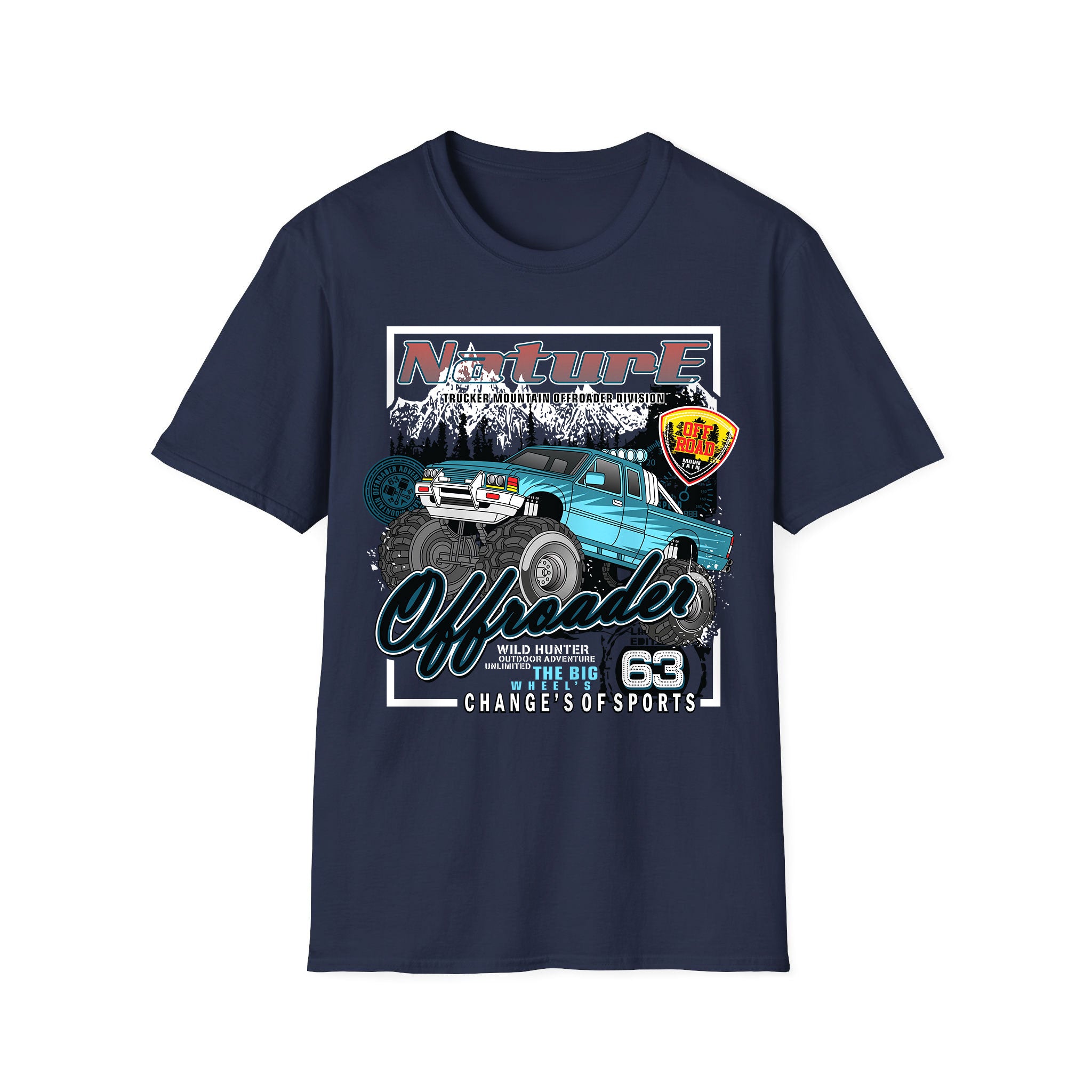 T-shirt voitures de course Nature Offroader