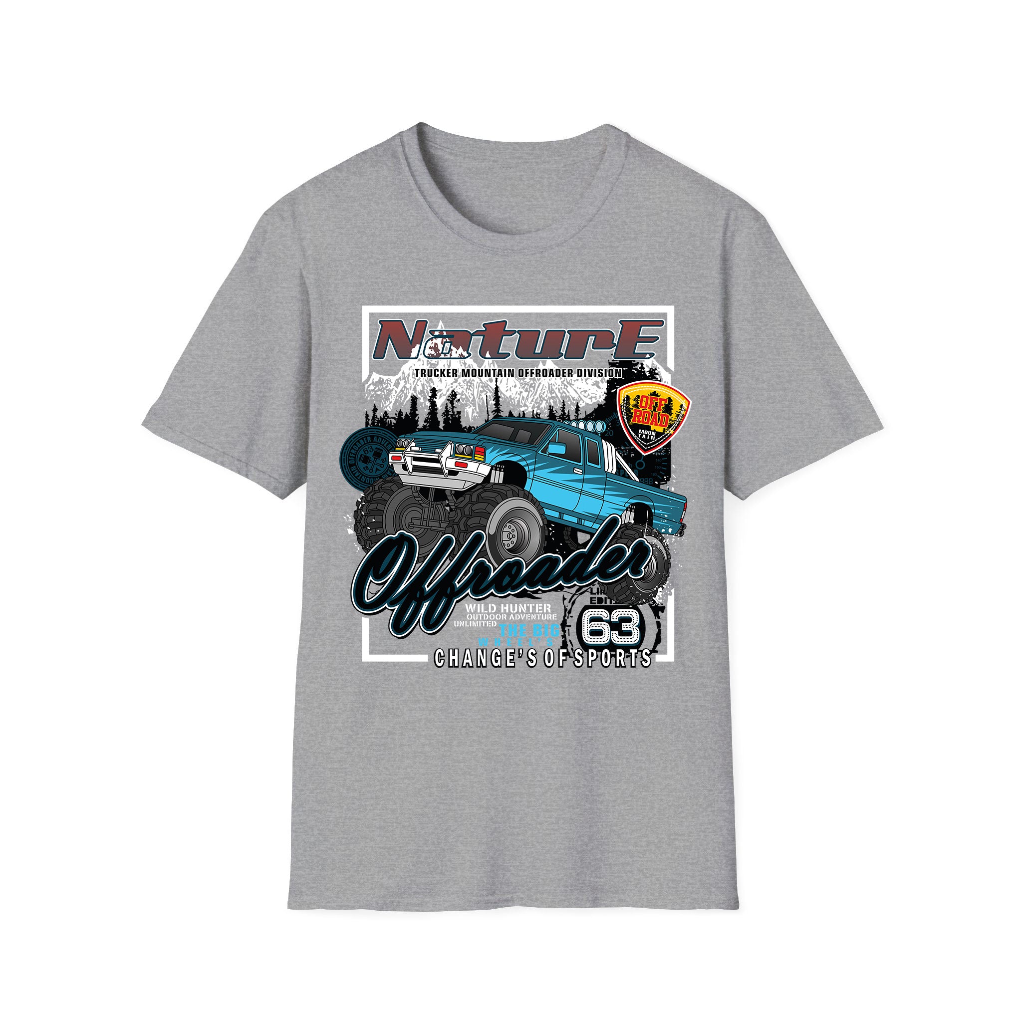 T-shirt voitures de course Nature Offroader