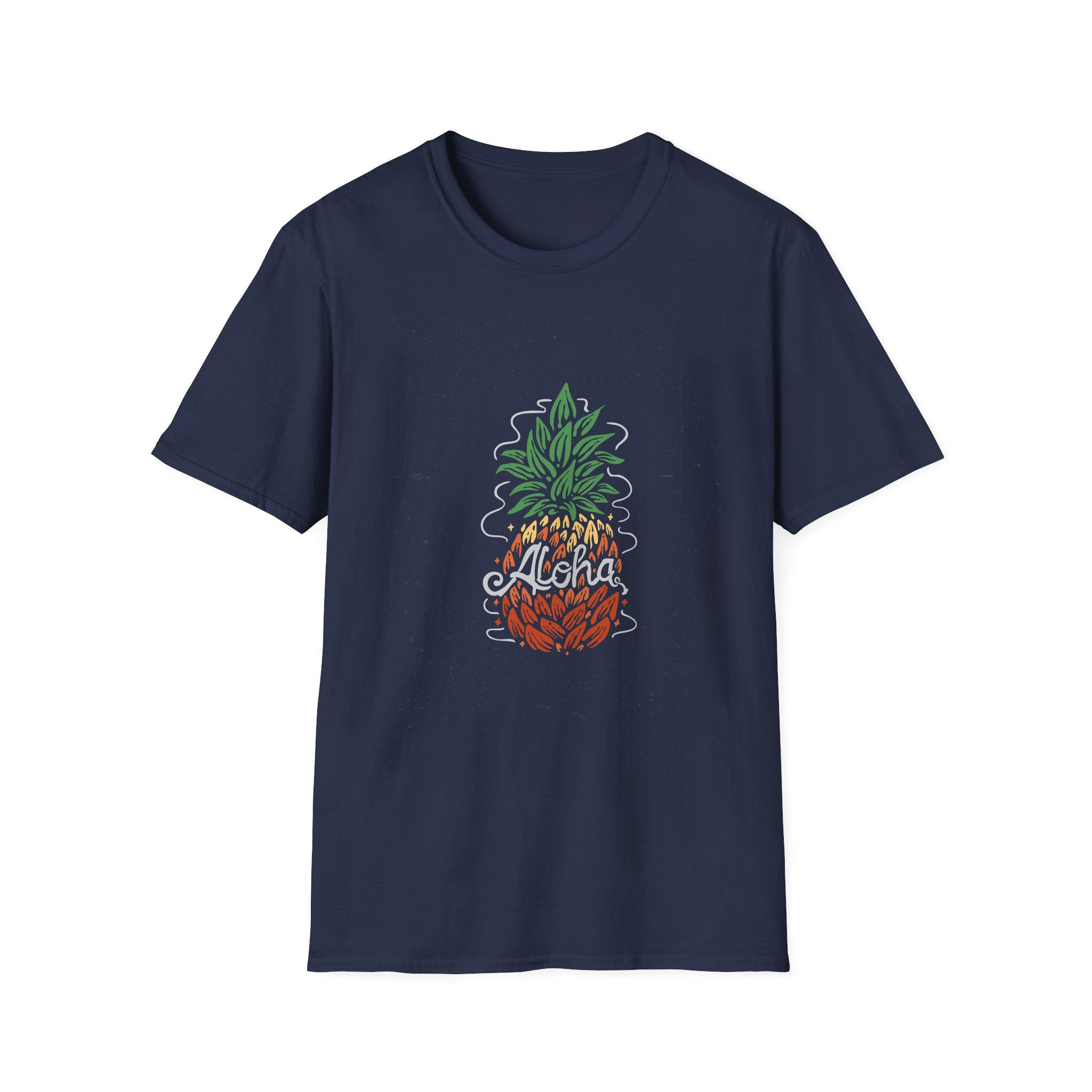T-shirt été unisexe Aloha Ananas