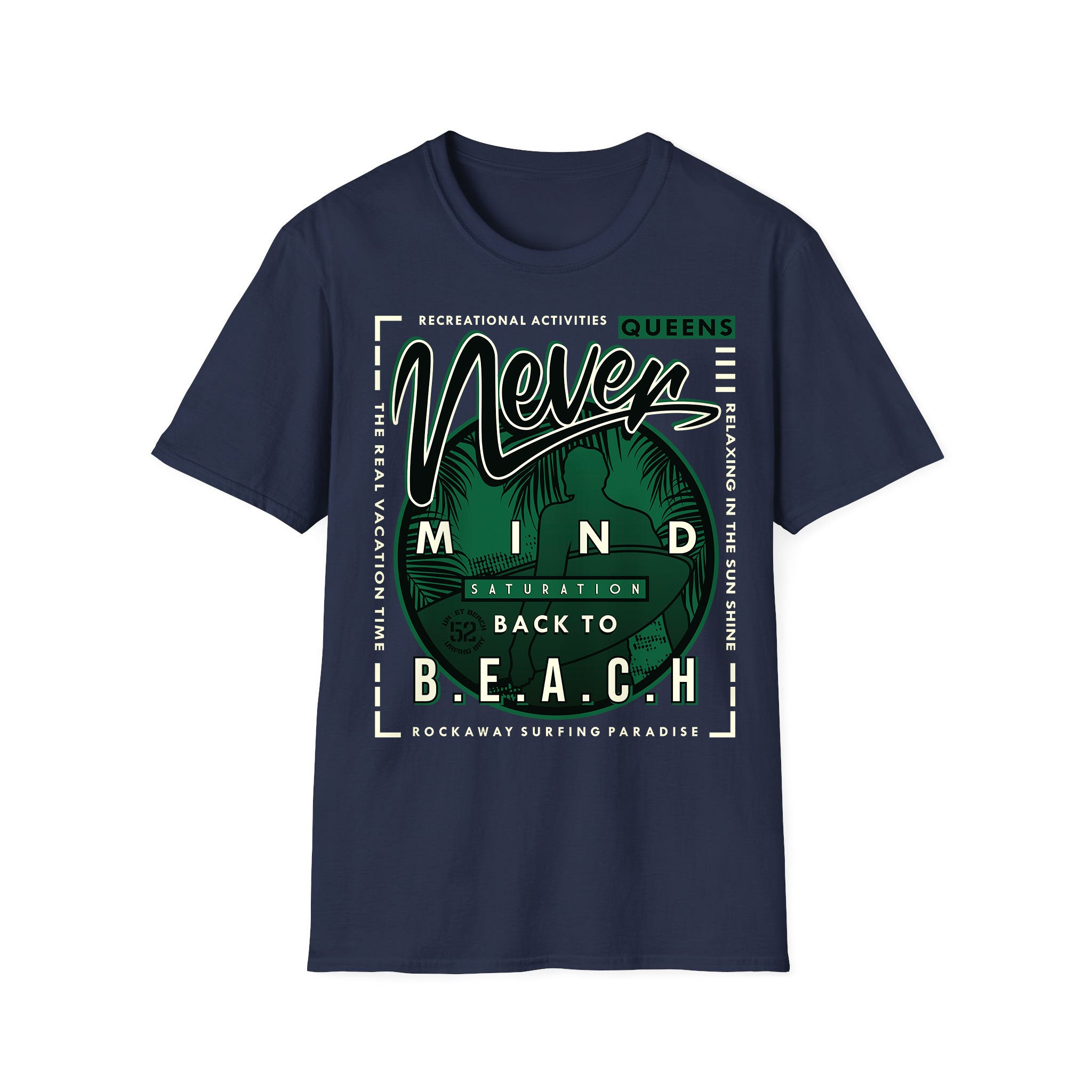 T-shirt unisexe d'été Back To Beach