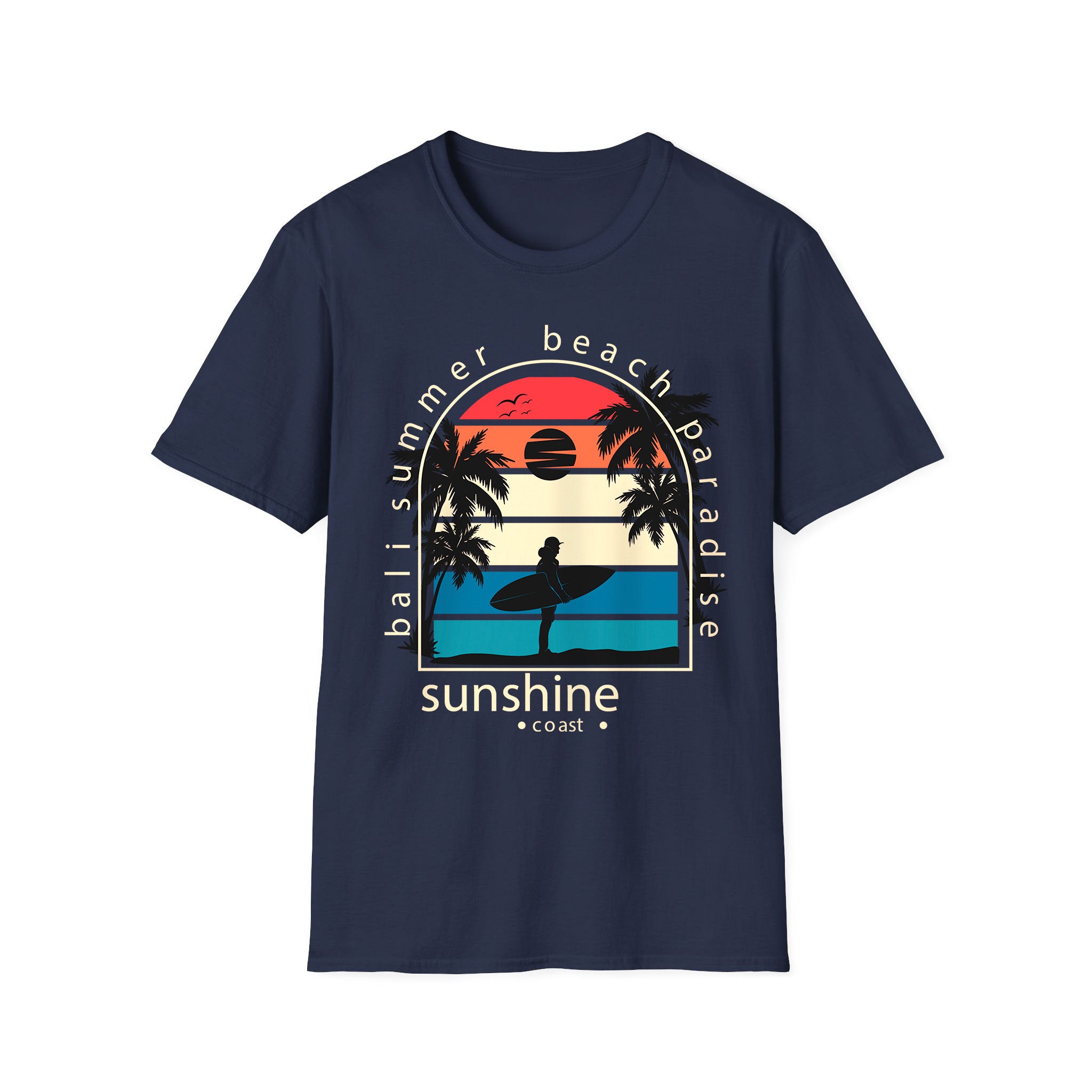 T-shirt été unisexe Bali Summer Beach