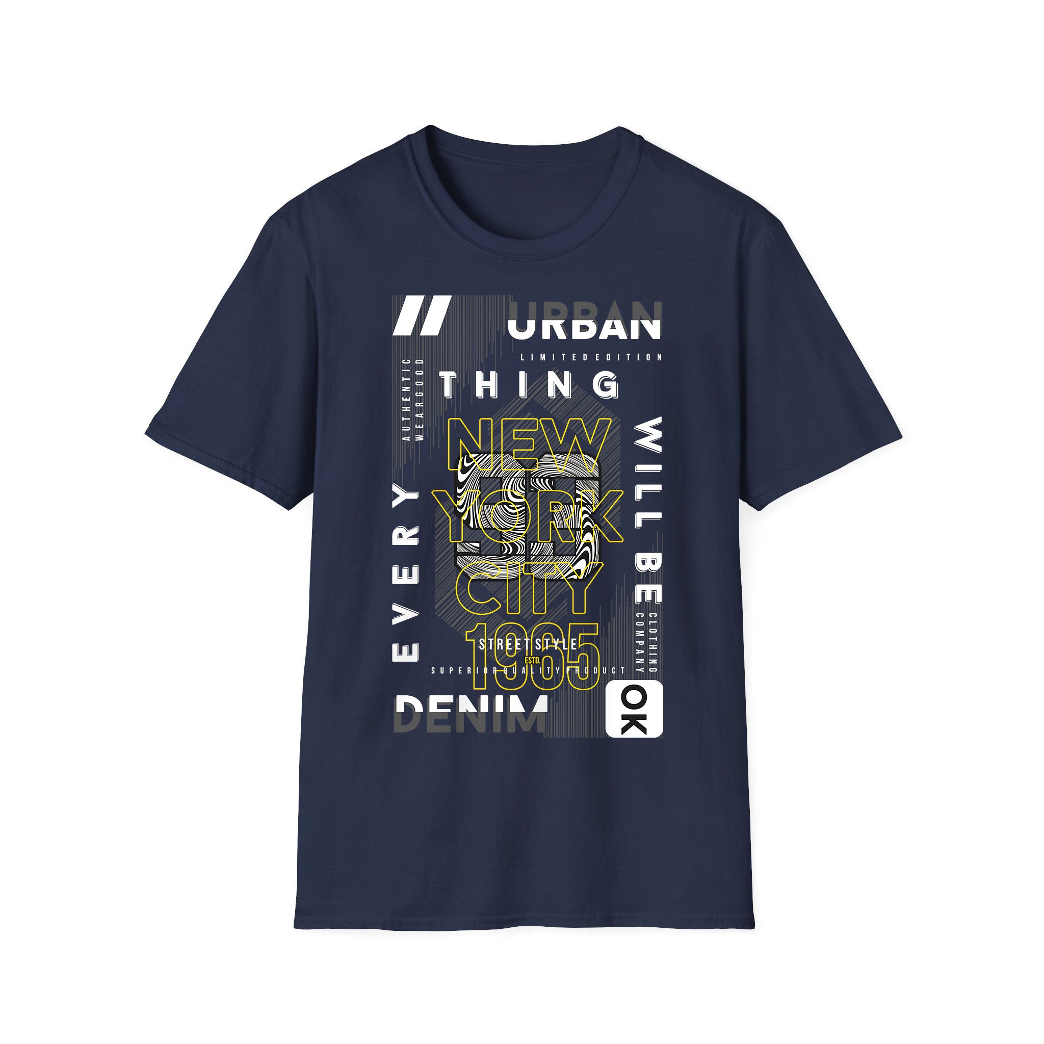 New York Unisex Tshirt NYC 1965
