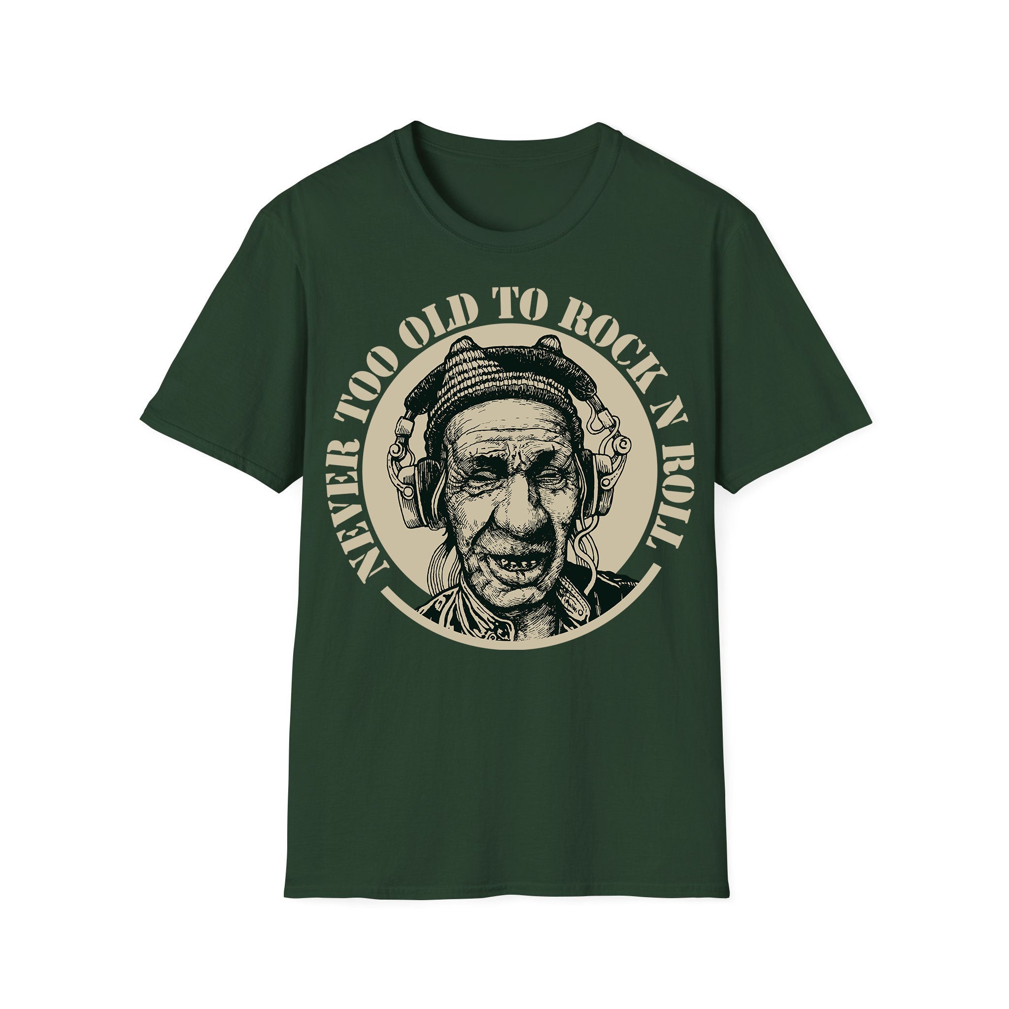 T-shirt unisexe musique Never Too Old