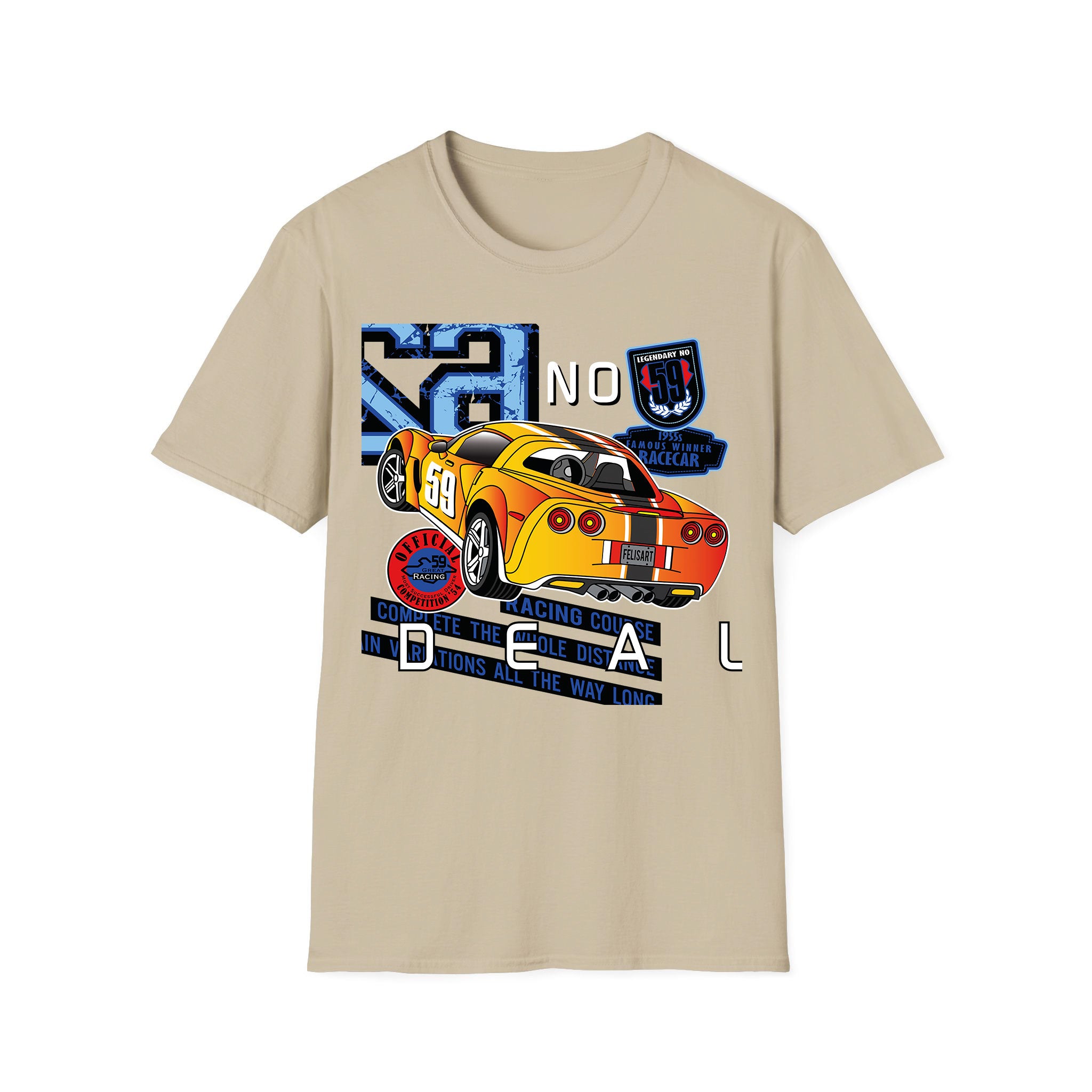 T-shirt voitures de course No Deal