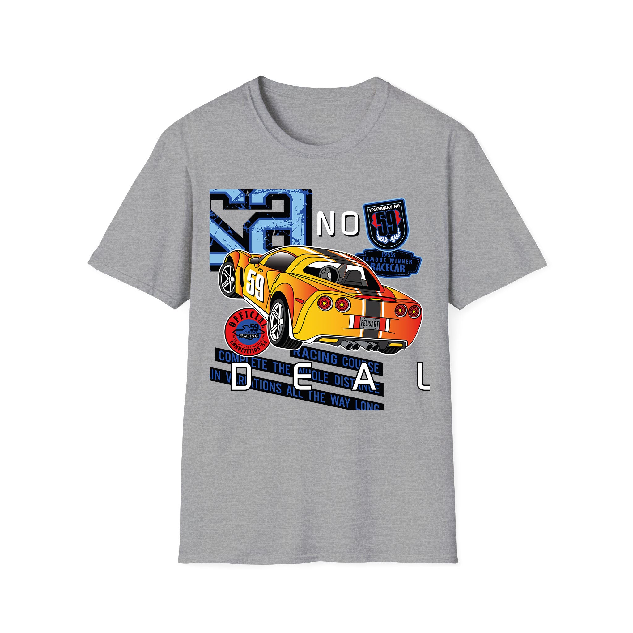 T-shirt voitures de course No Deal