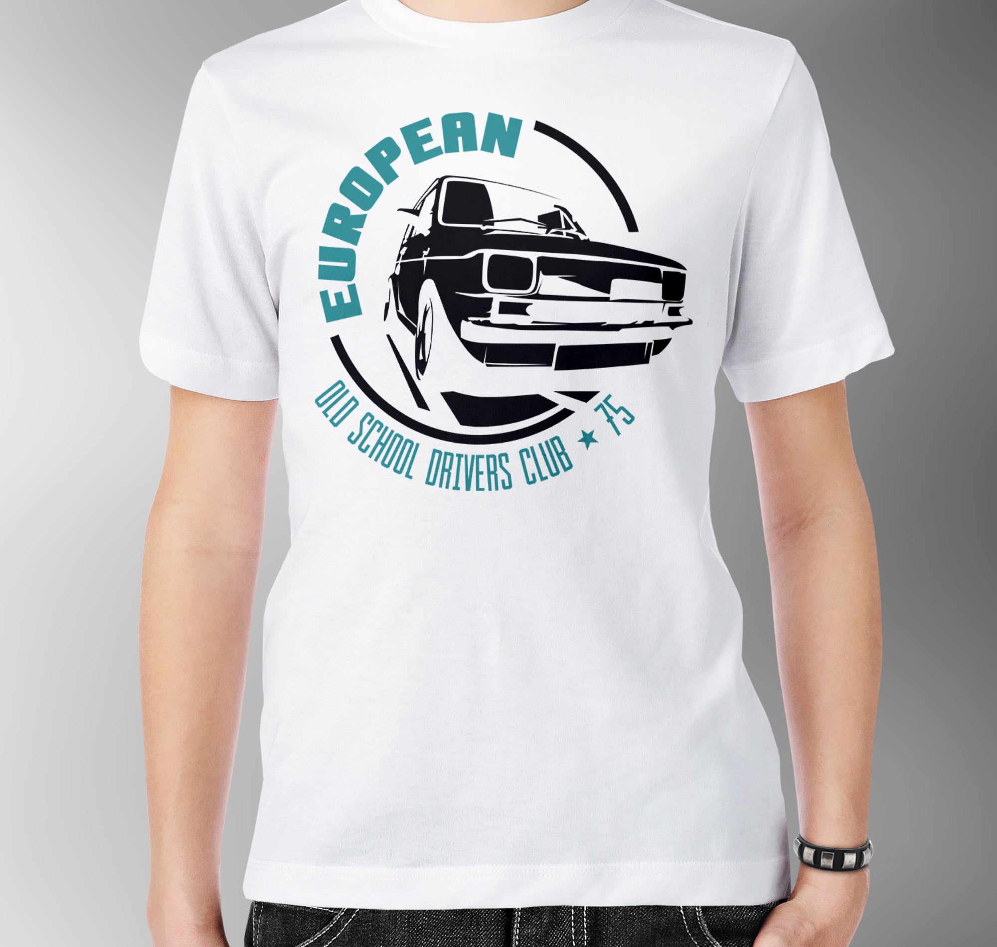 T-shirt voitures de course Old School Drivers Club