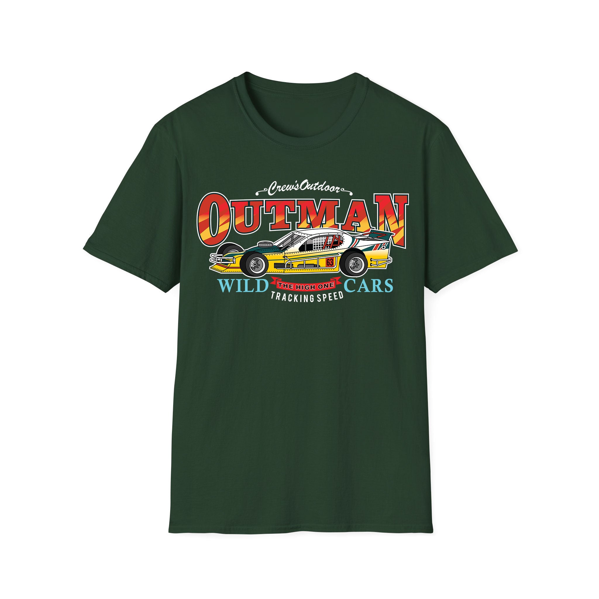 T-shirt voitures de course Outman Wild Cars