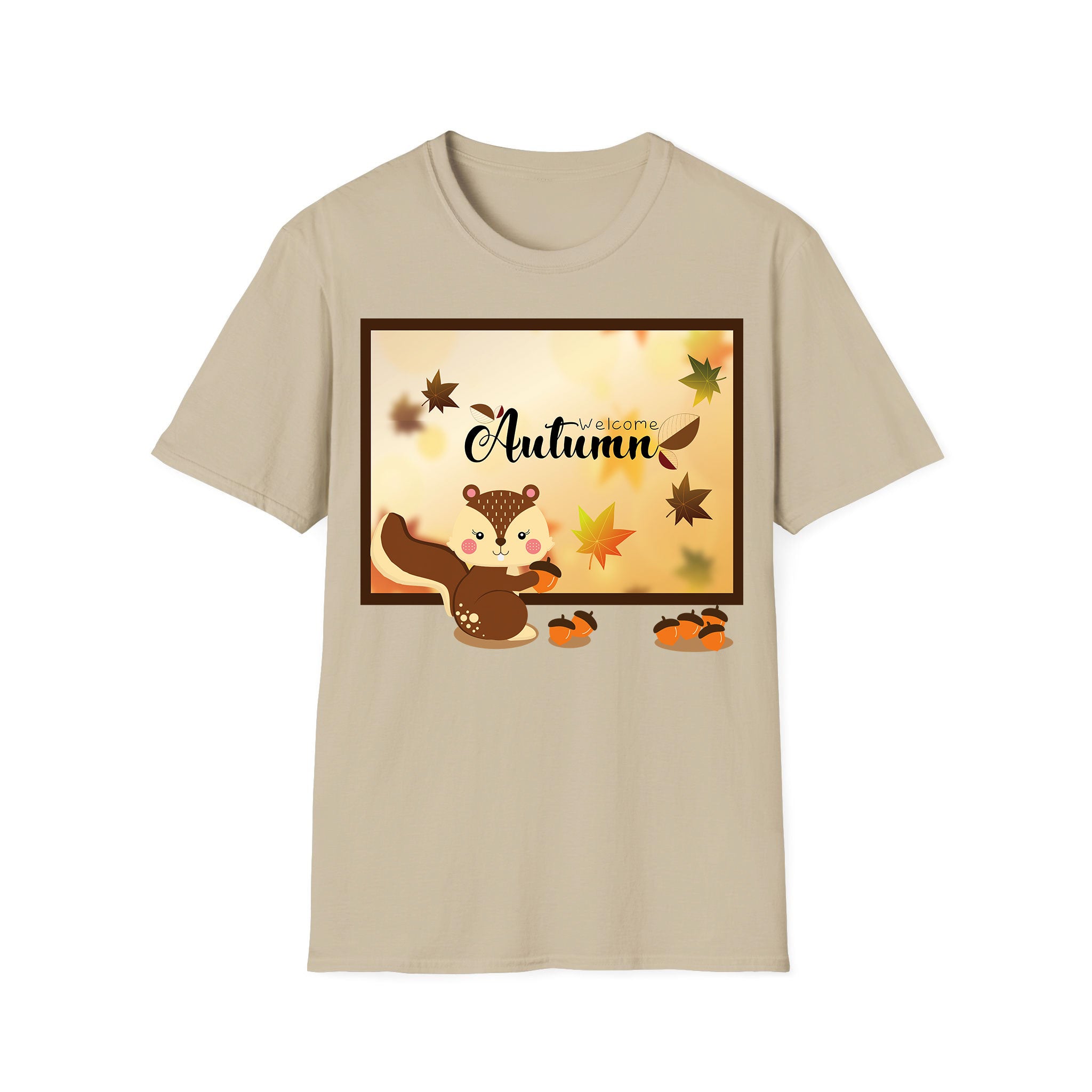 Autumn T-shirt Pretty Squirrel Autumn