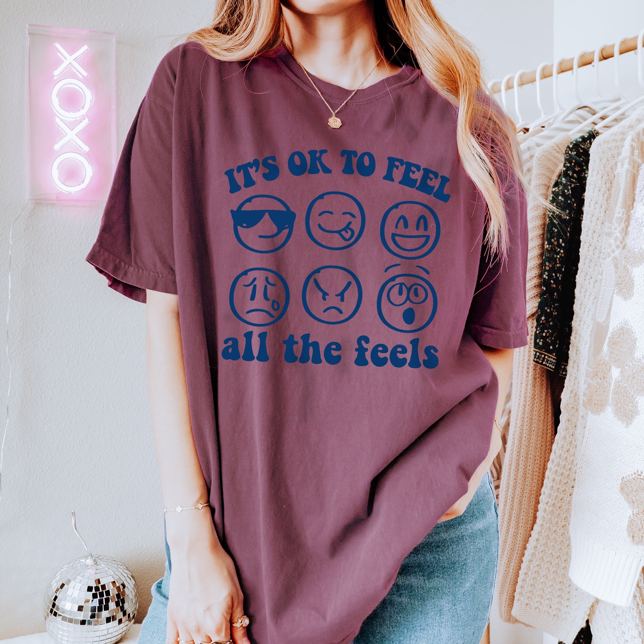 Quote T-shirt Feel all the feels