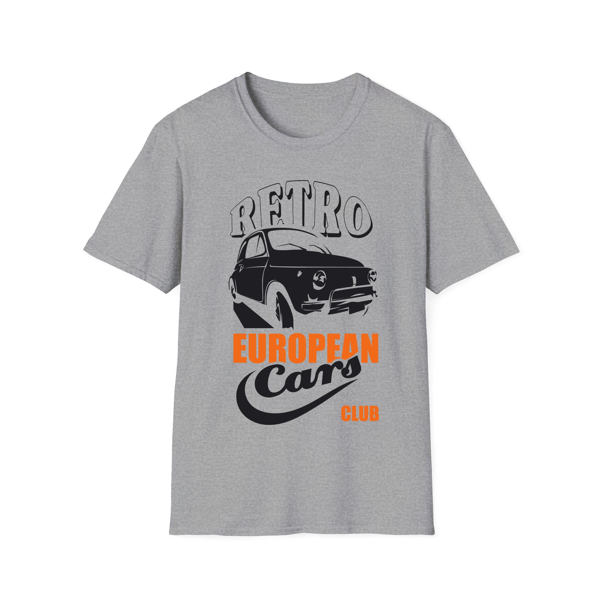 T-shirt voitures de course voitures européennes rétro