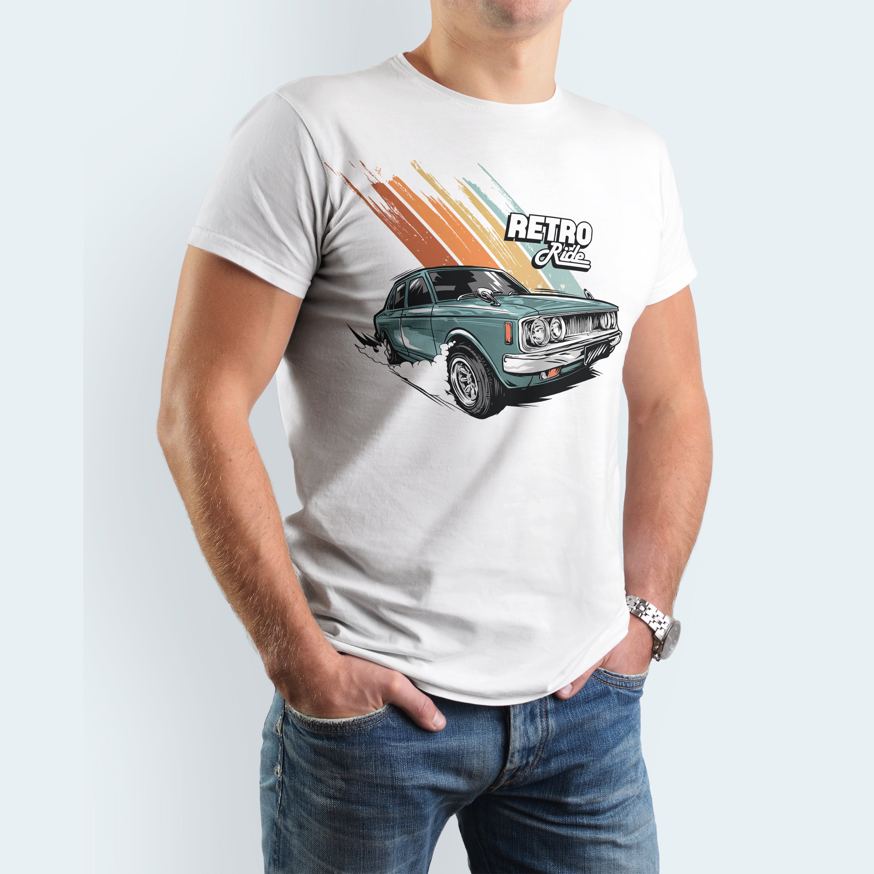 T-shirt de course Retro Ride