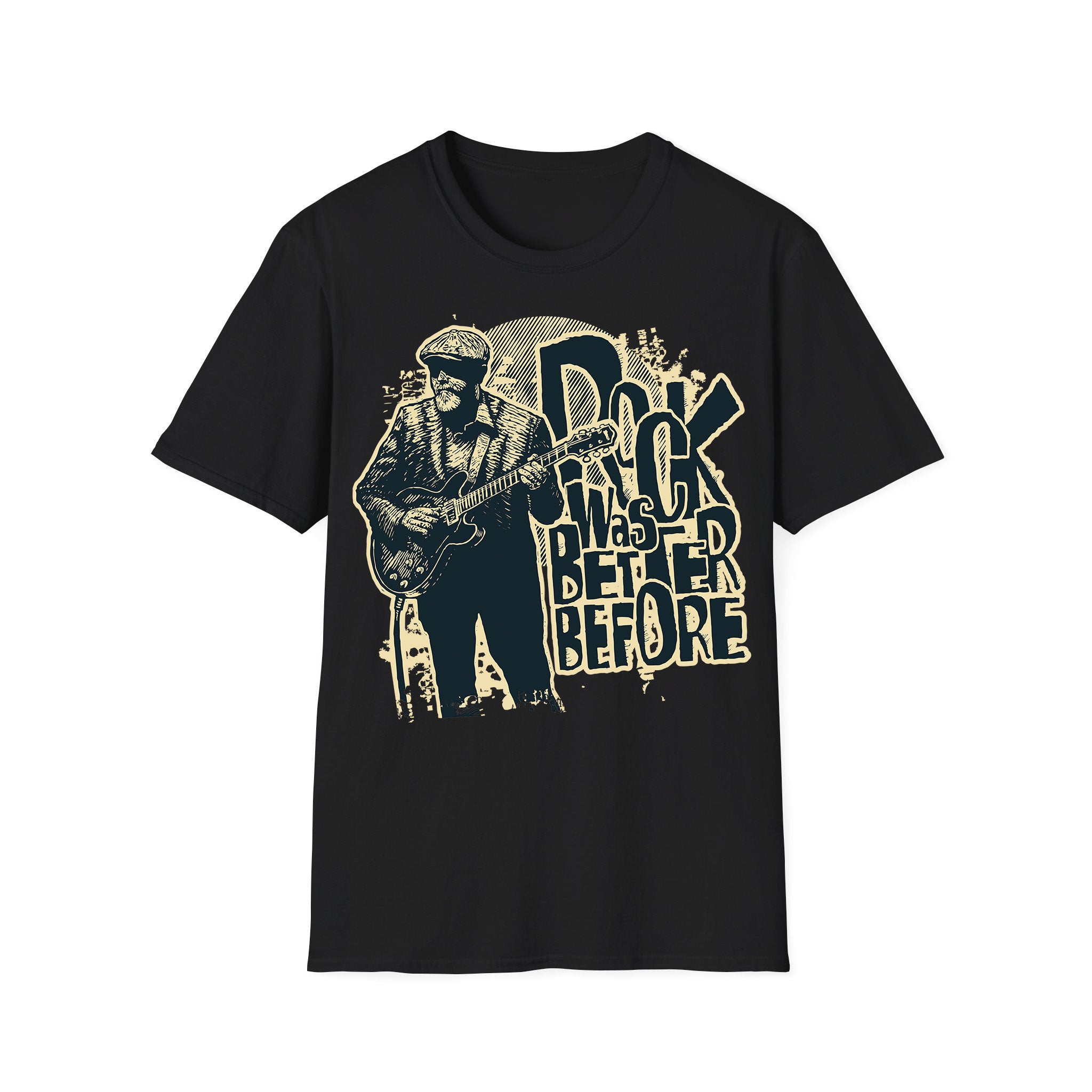 T-shirt unisexe musique Rock Was Better