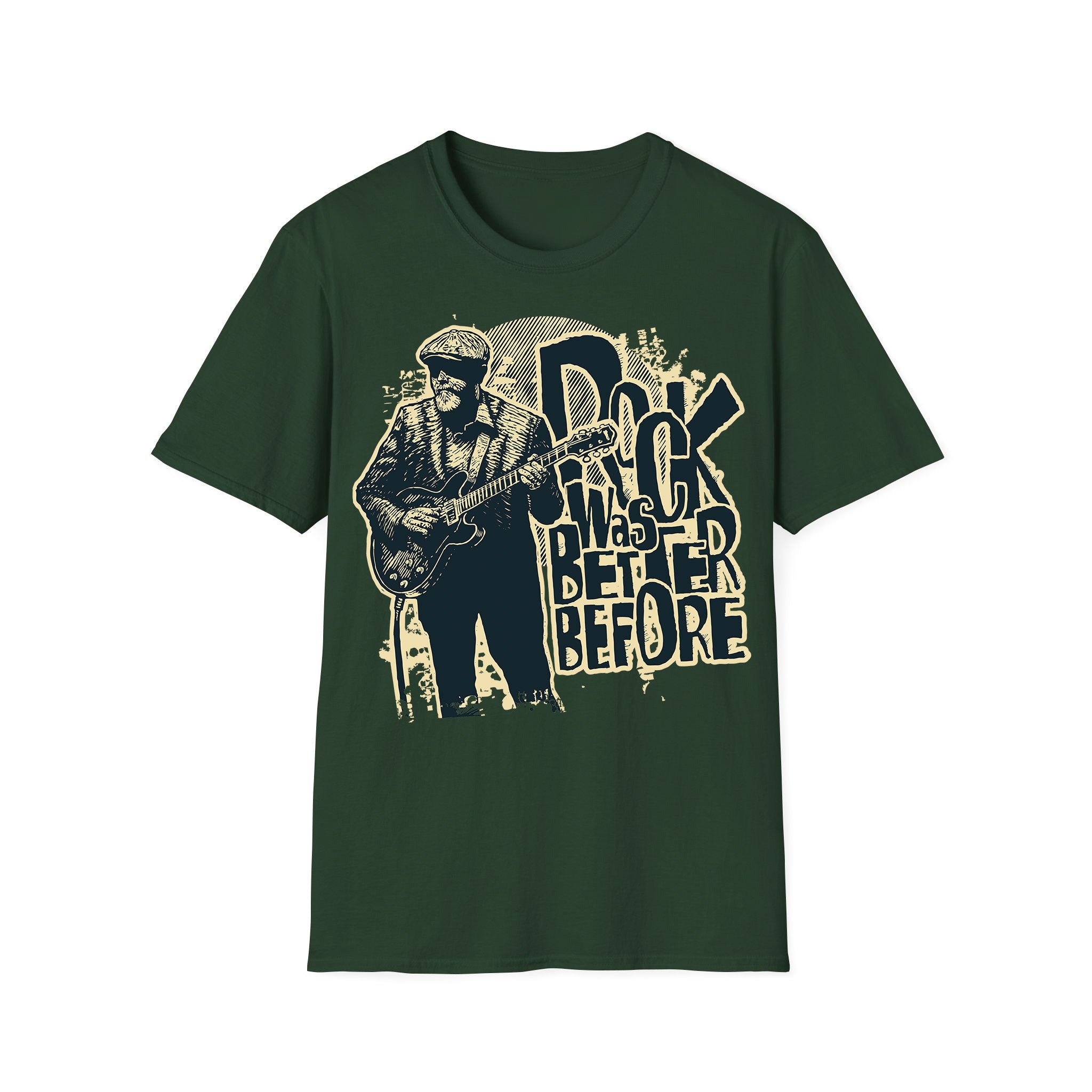 T-shirt unisexe musique Rock Was Better