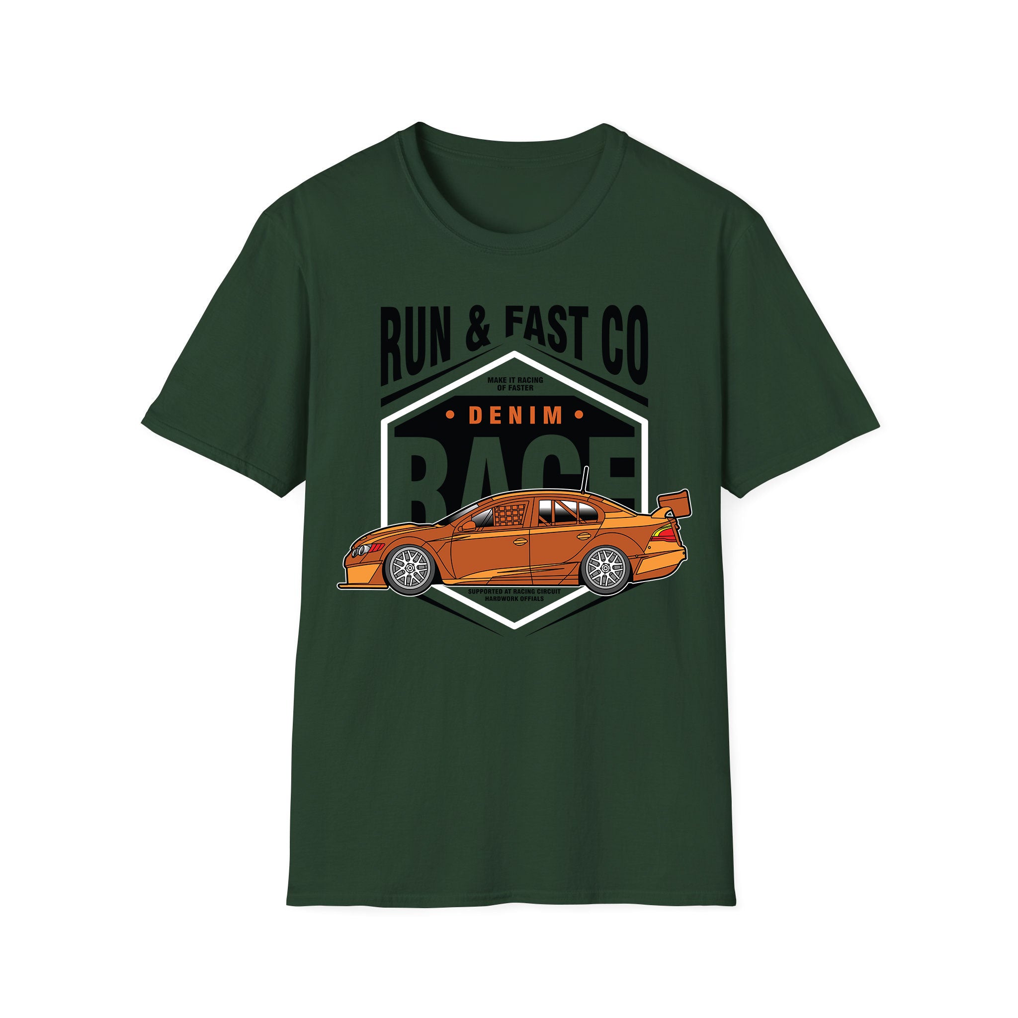T-shirt voitures de course Run & Fast CO