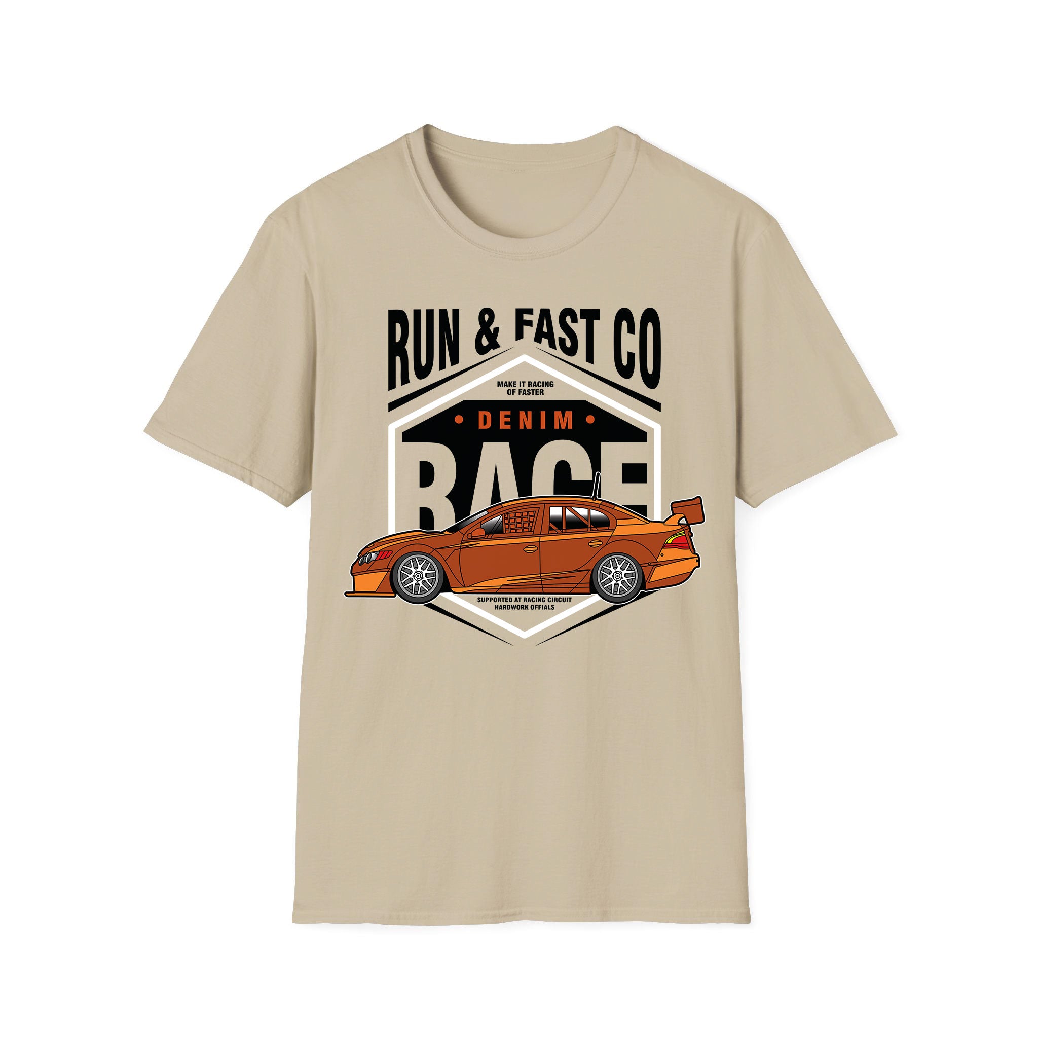 T-shirt voitures de course Run & Fast CO