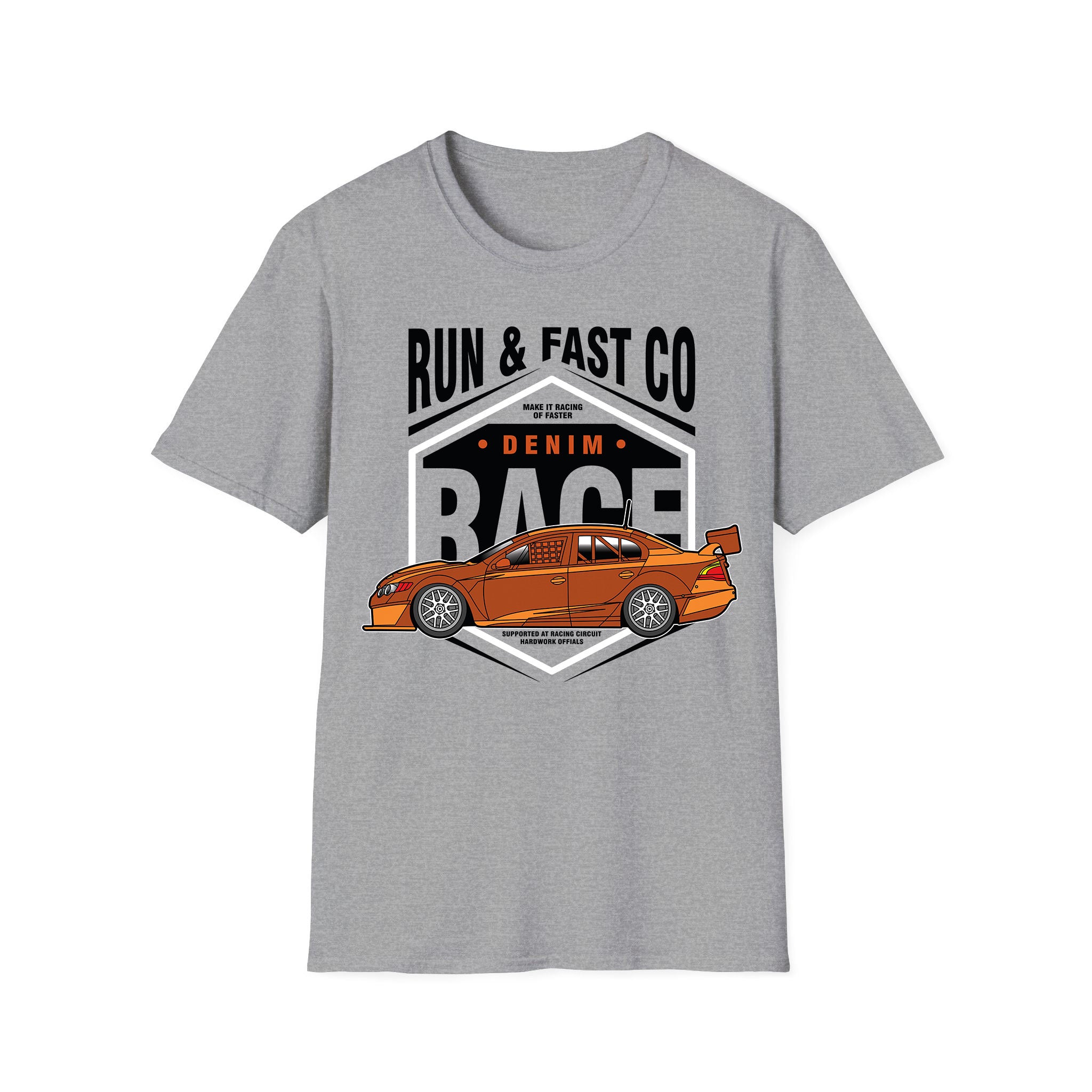 T-shirt voitures de course Run & Fast CO