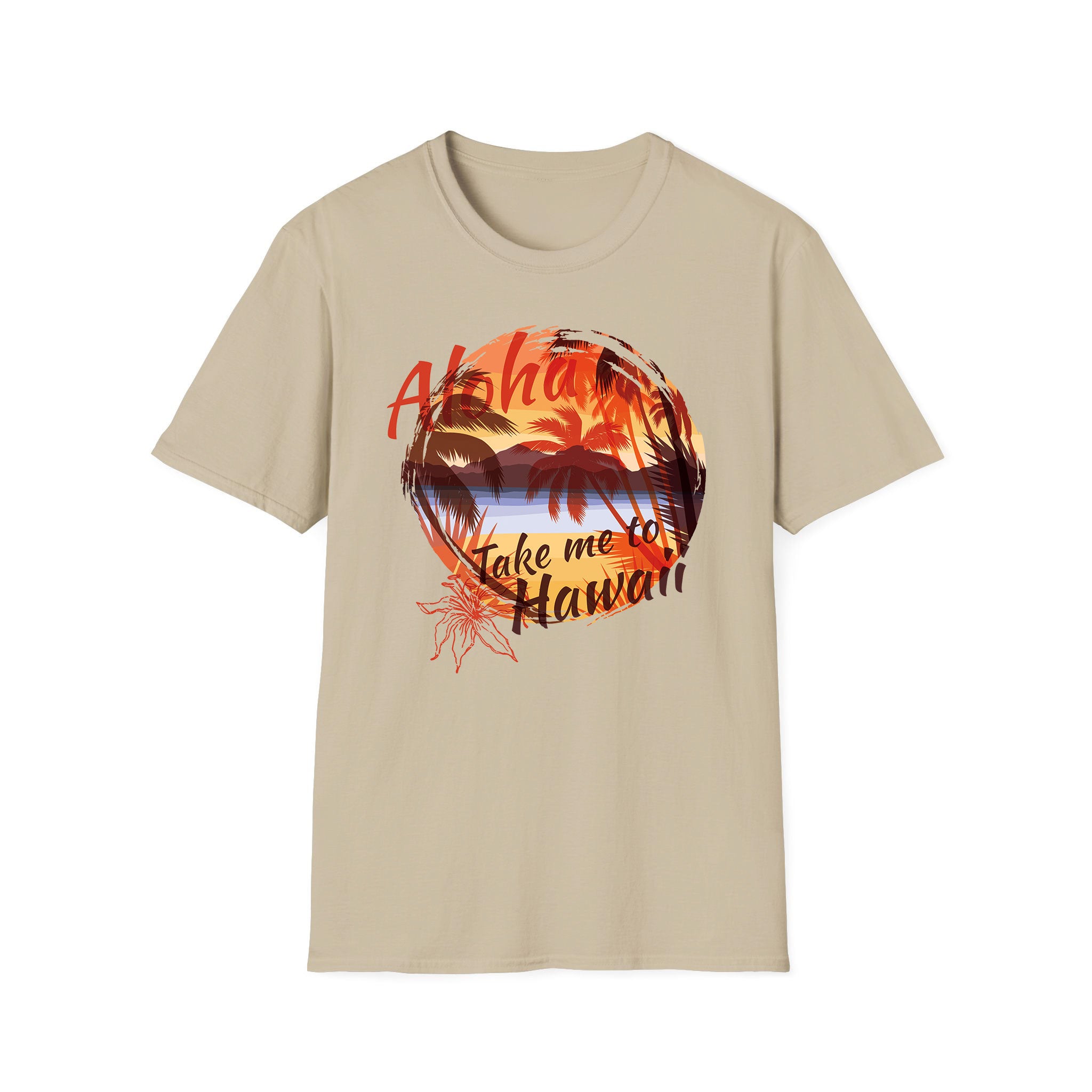 T-shirt unisexe d'été Aloha Hawaii