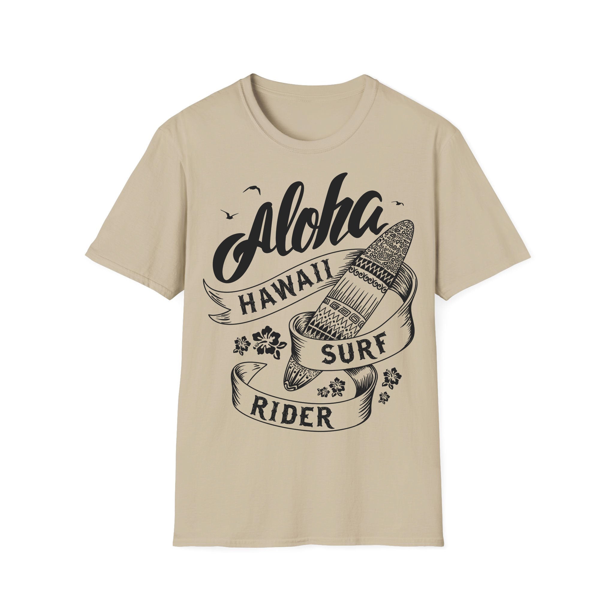 Surf T-shirt unisexe Aloho Hawaii