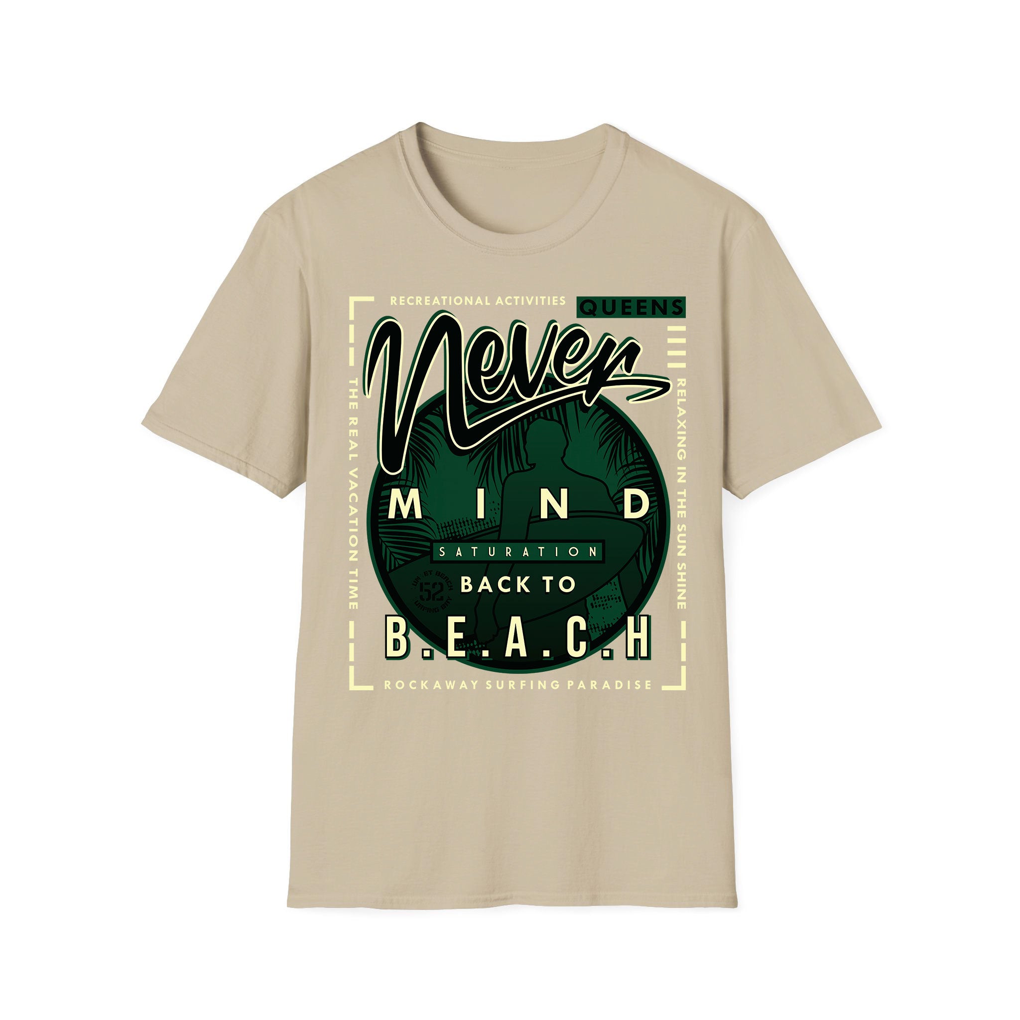T-shirt unisexe d'été Back To Beach