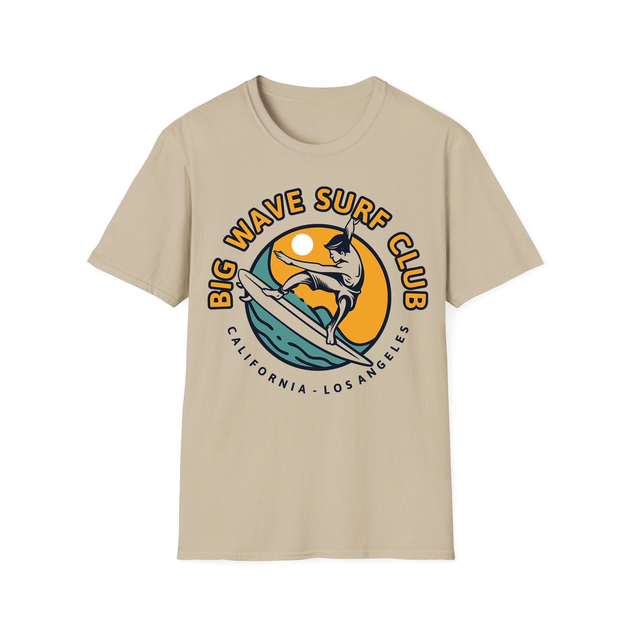Surf T-shirt unisexe Big Wave Surf
