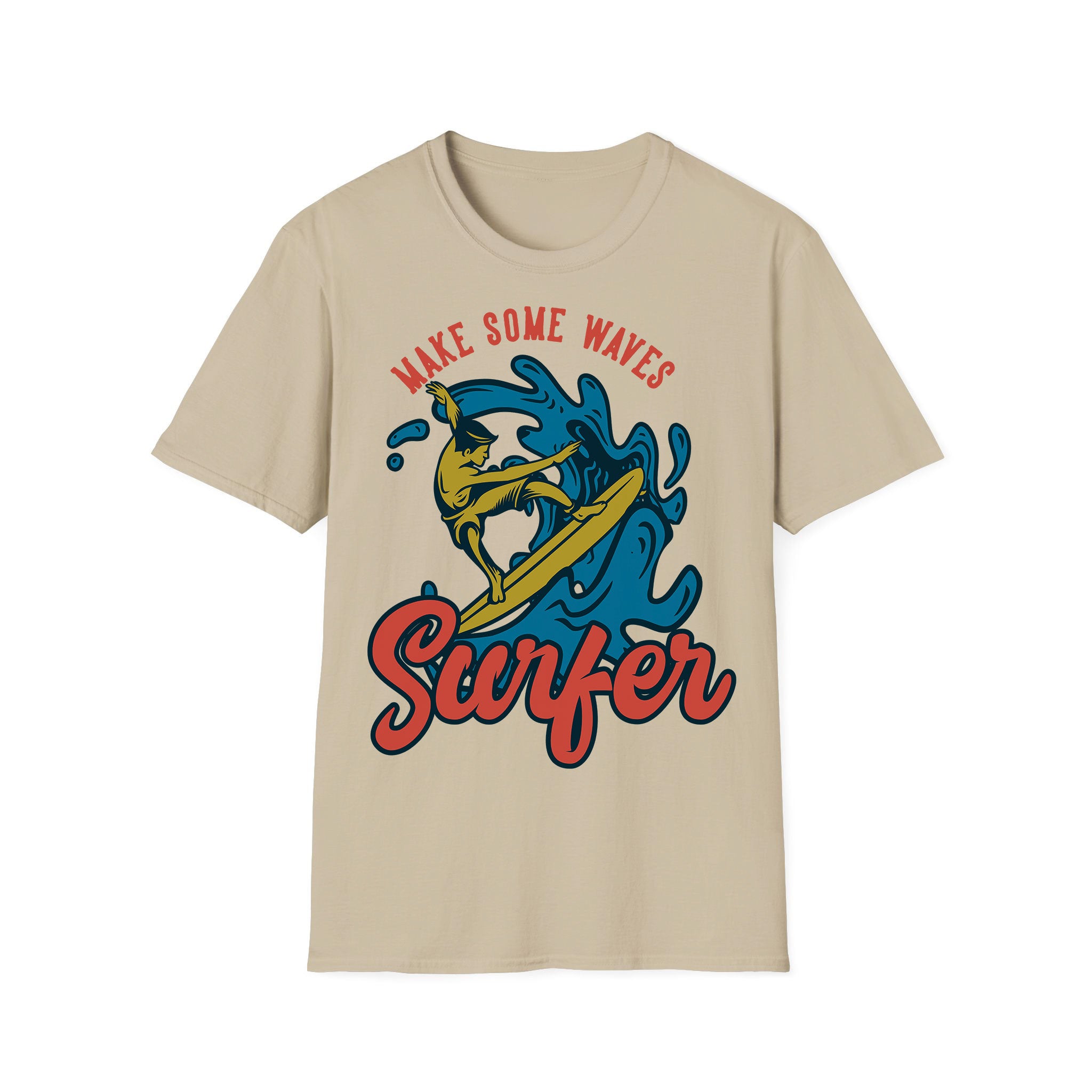 Surf T-shirt unisexe Make Some Waves