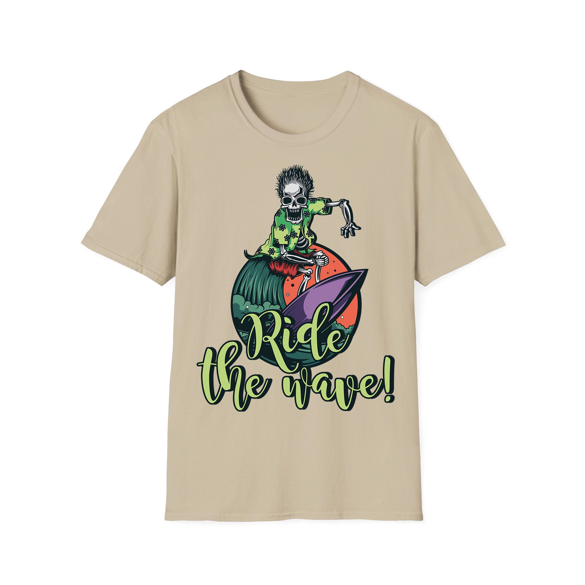 Surf T-shirt unisexe Ride The Wave