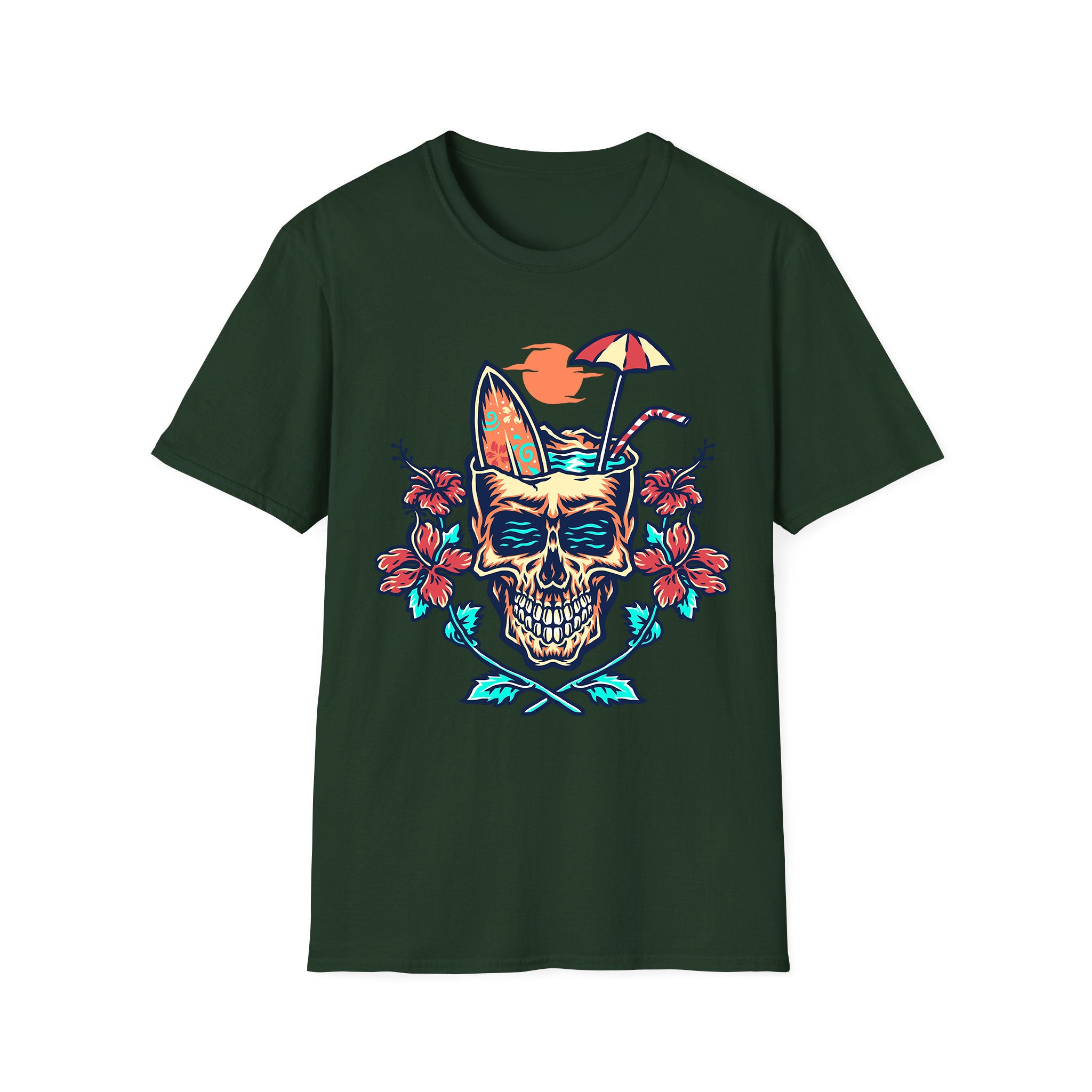 Summer unisex T-shirt Skull Summer