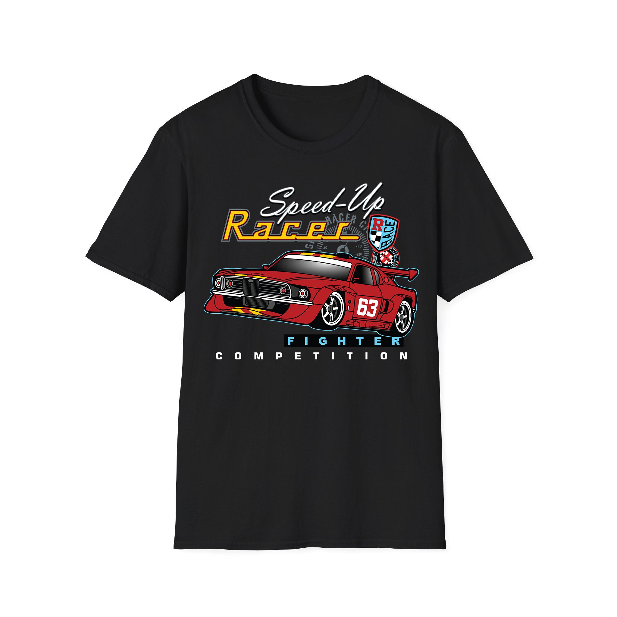T-shirt voitures de course Speed-Up Race