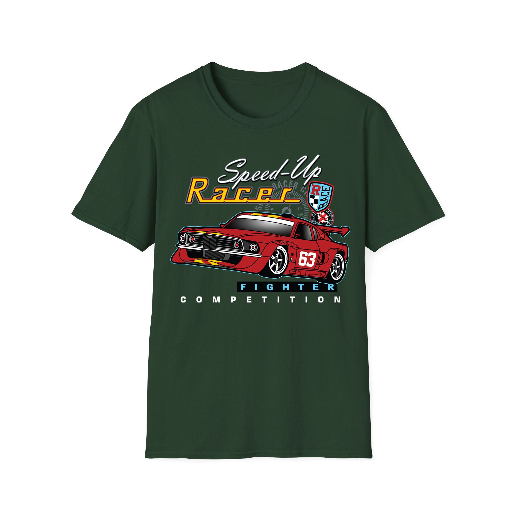 T-shirt voitures de course Speed-Up Race