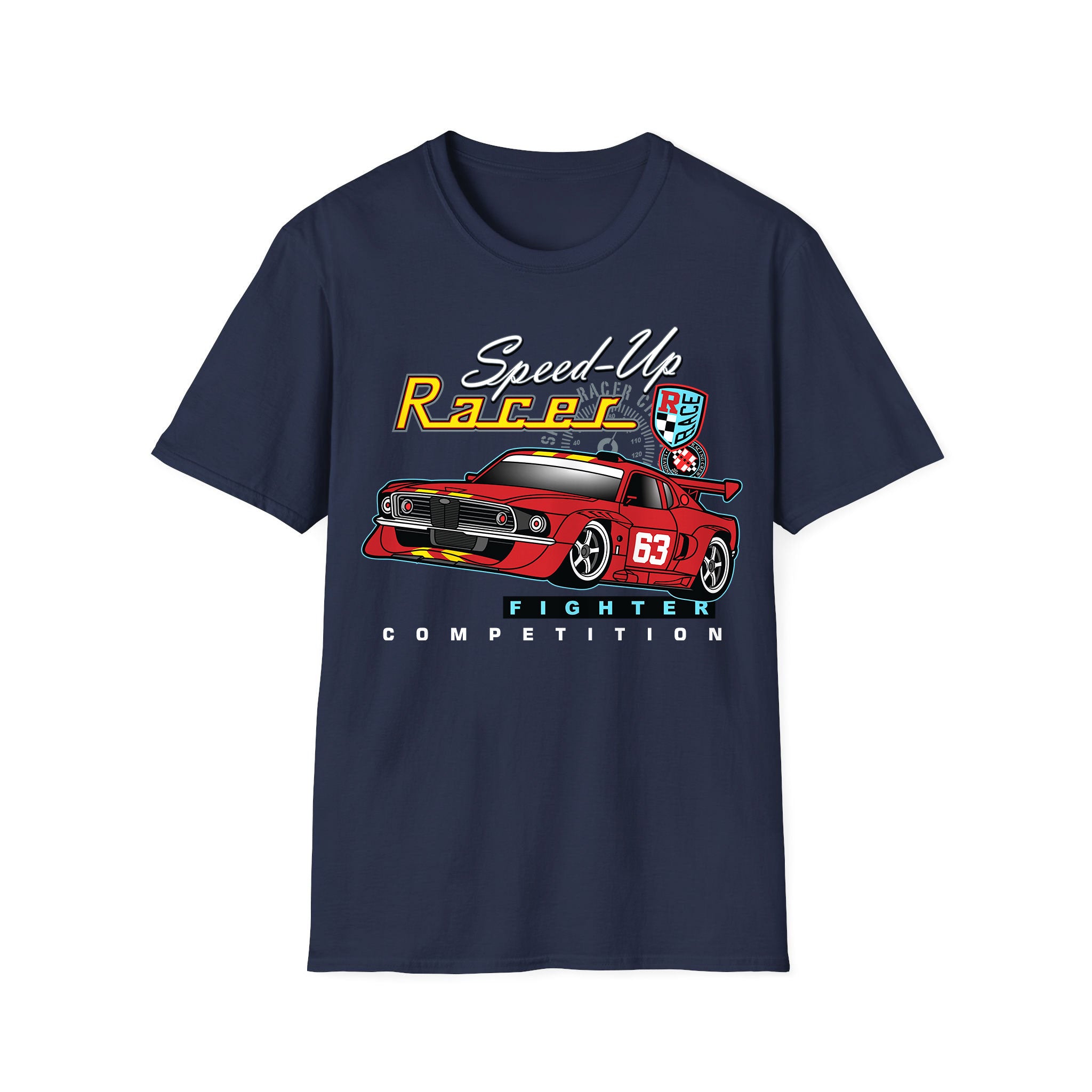 T-shirt voitures de course Speed-Up Race