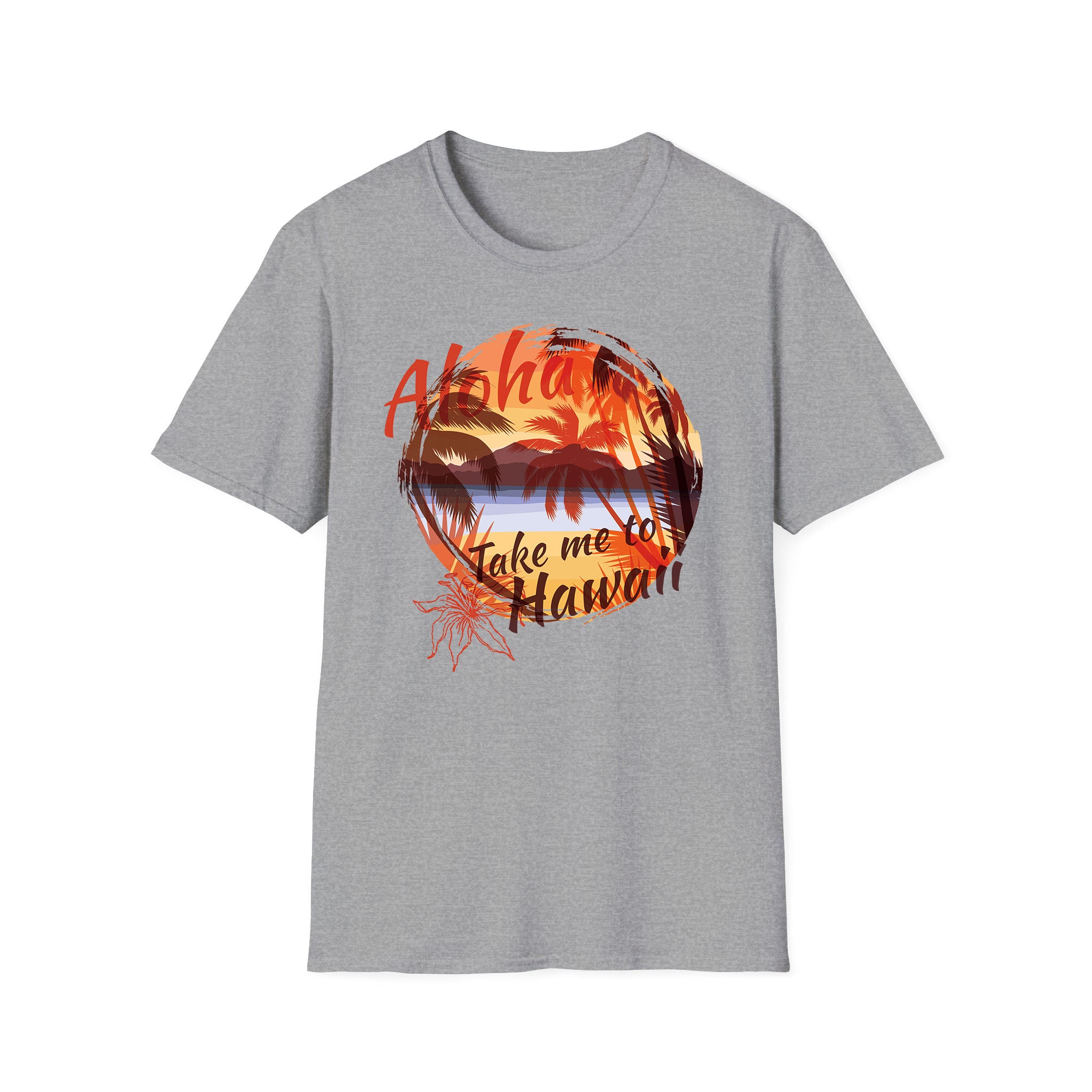 T-shirt unisexe d'été Aloha Hawaii