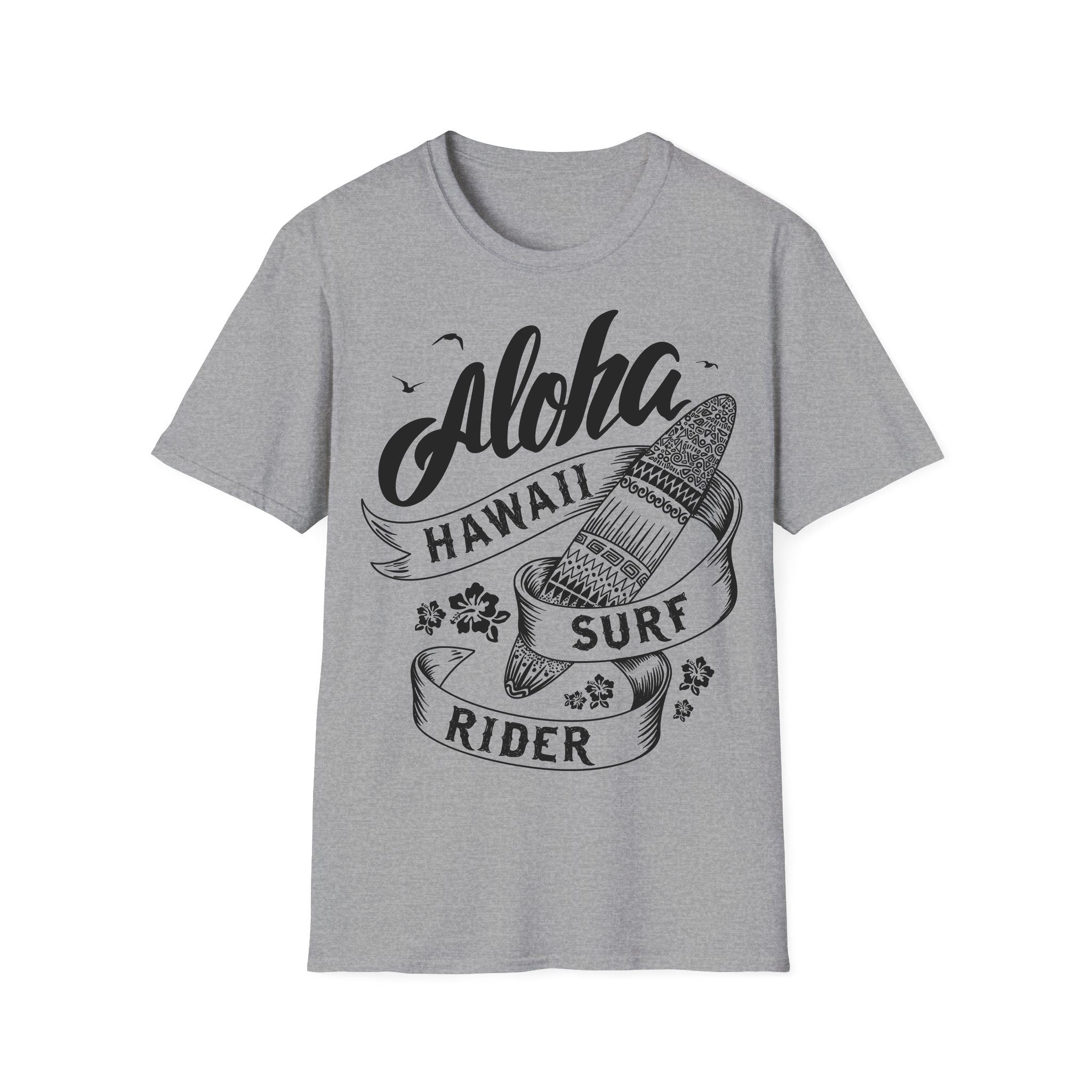 Surf T-shirt unisexe Aloho Hawaii