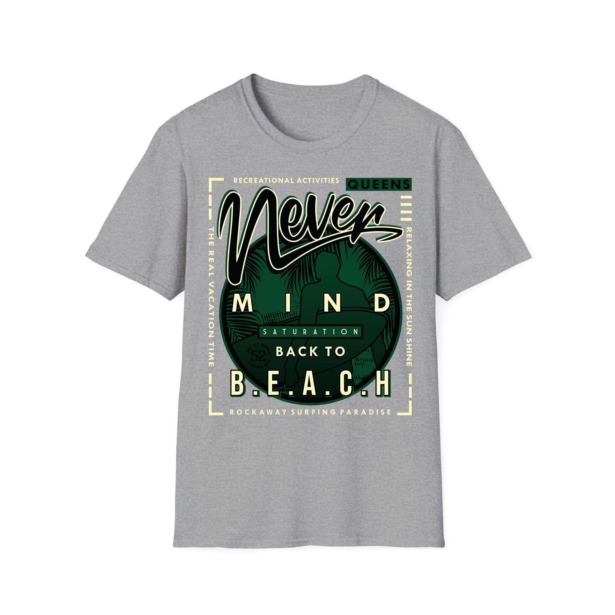 T-shirt unisexe d'été Back To Beach
