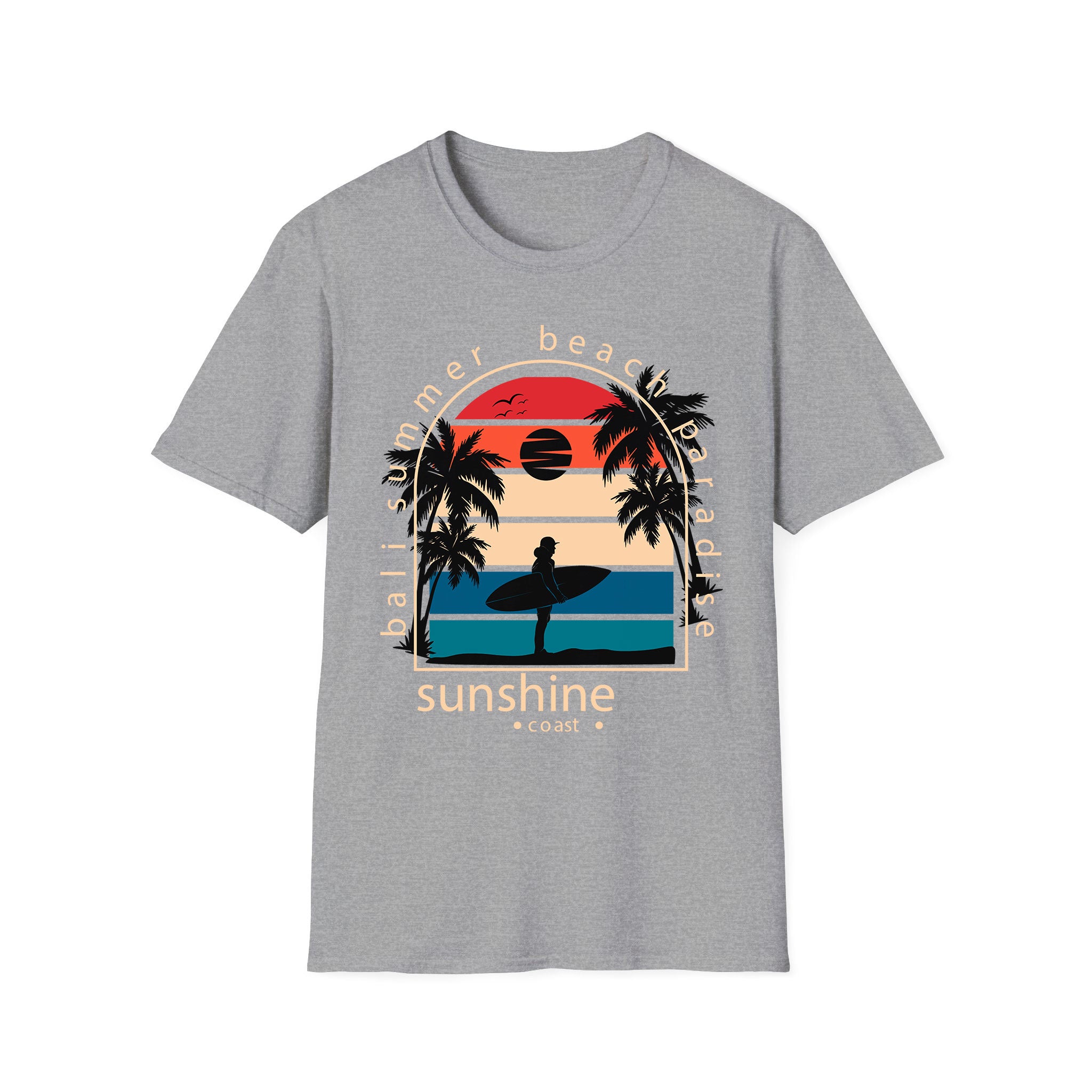 T-shirt été unisexe Bali Summer Beach