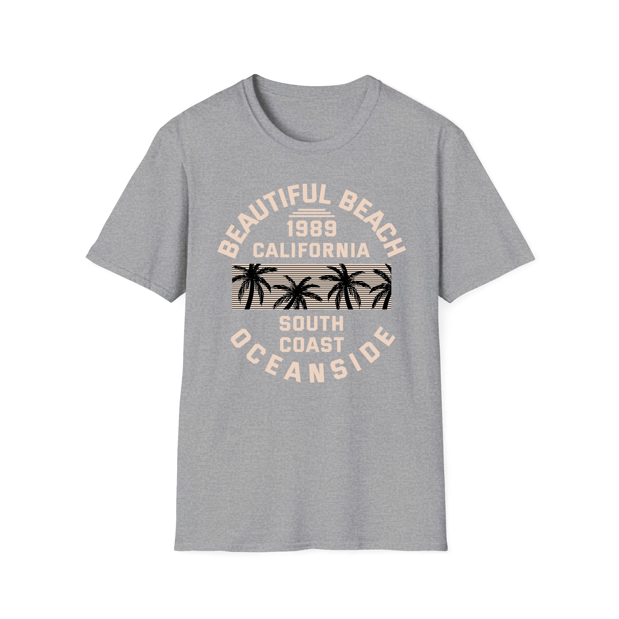 T-shirt unisexe d'été Beautiful Beach Ocean