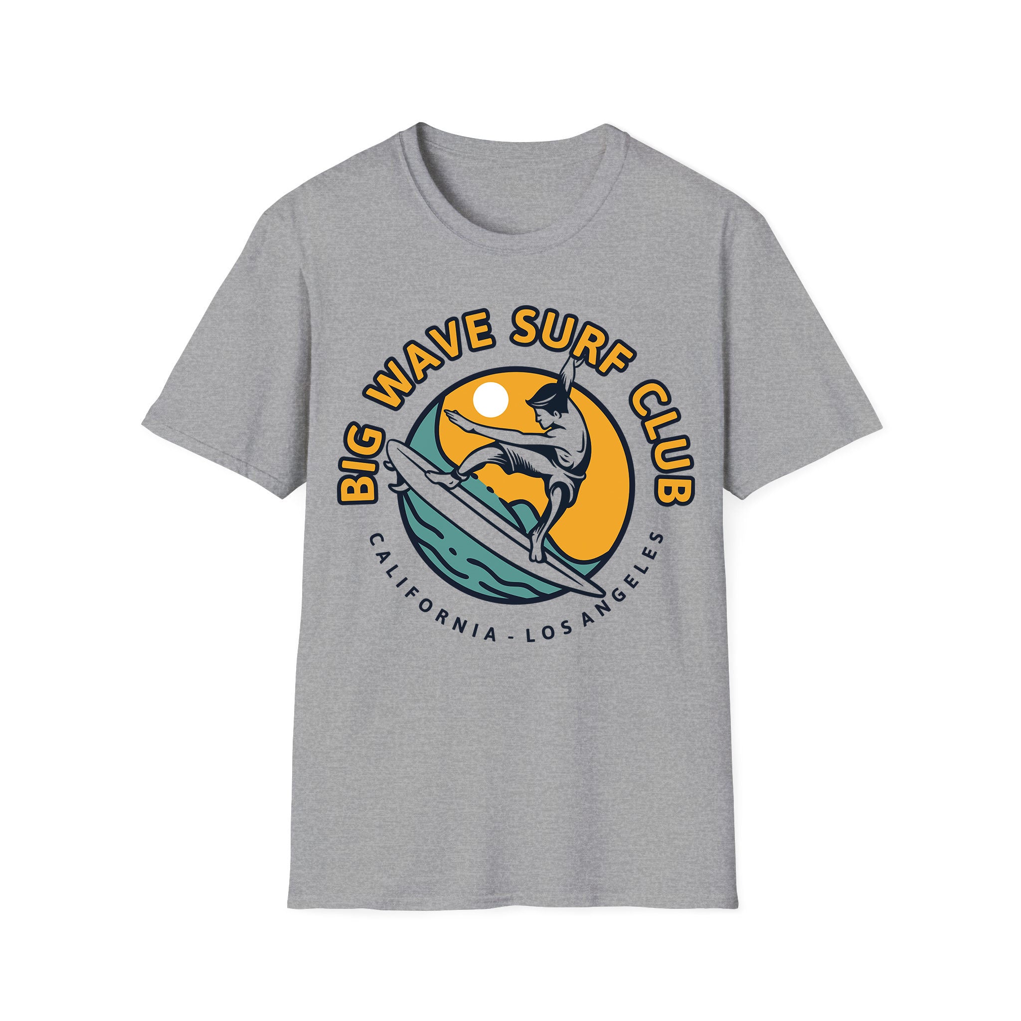 Surf T-shirt unisexe Big Wave Surf