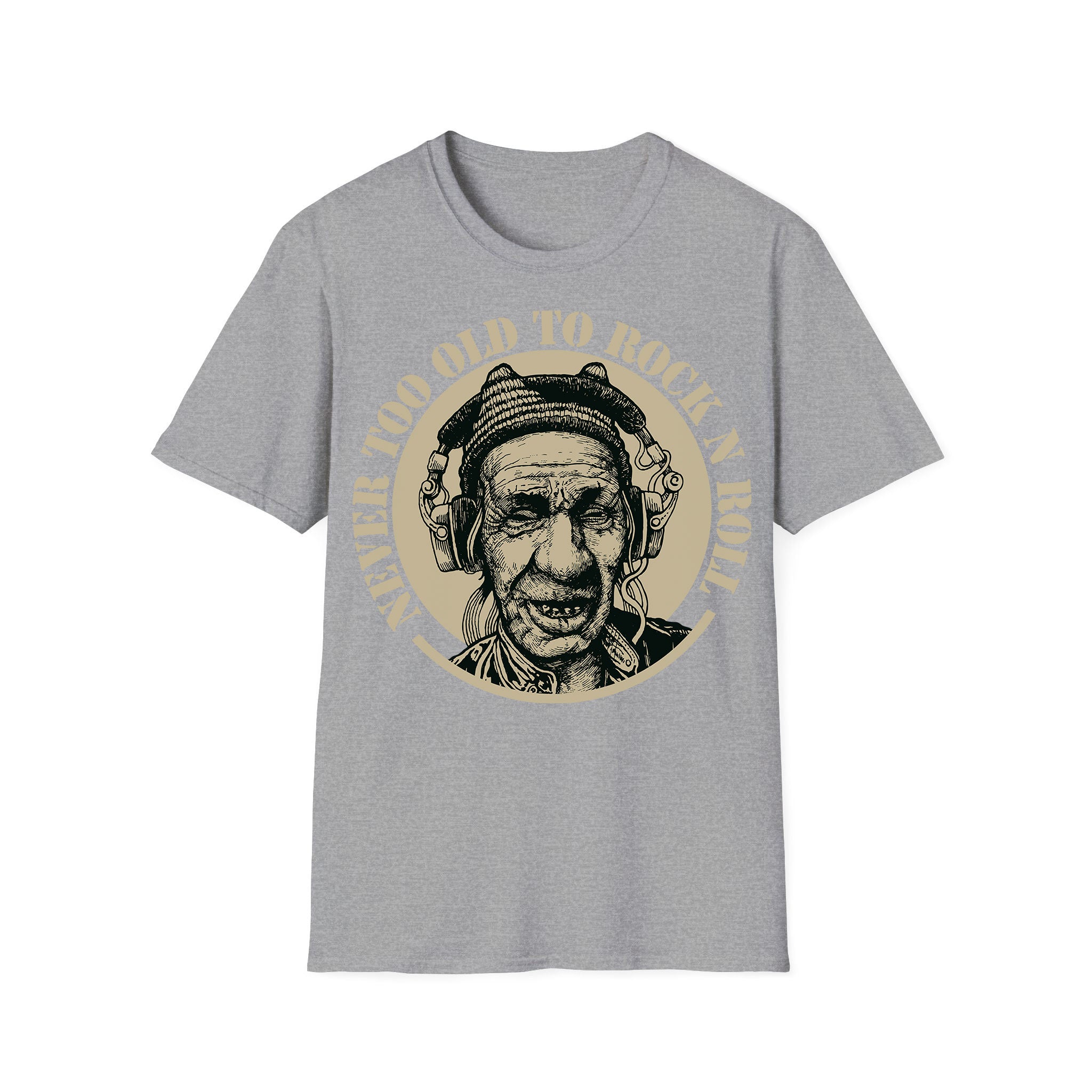 T-shirt unisexe musique Never Too Old