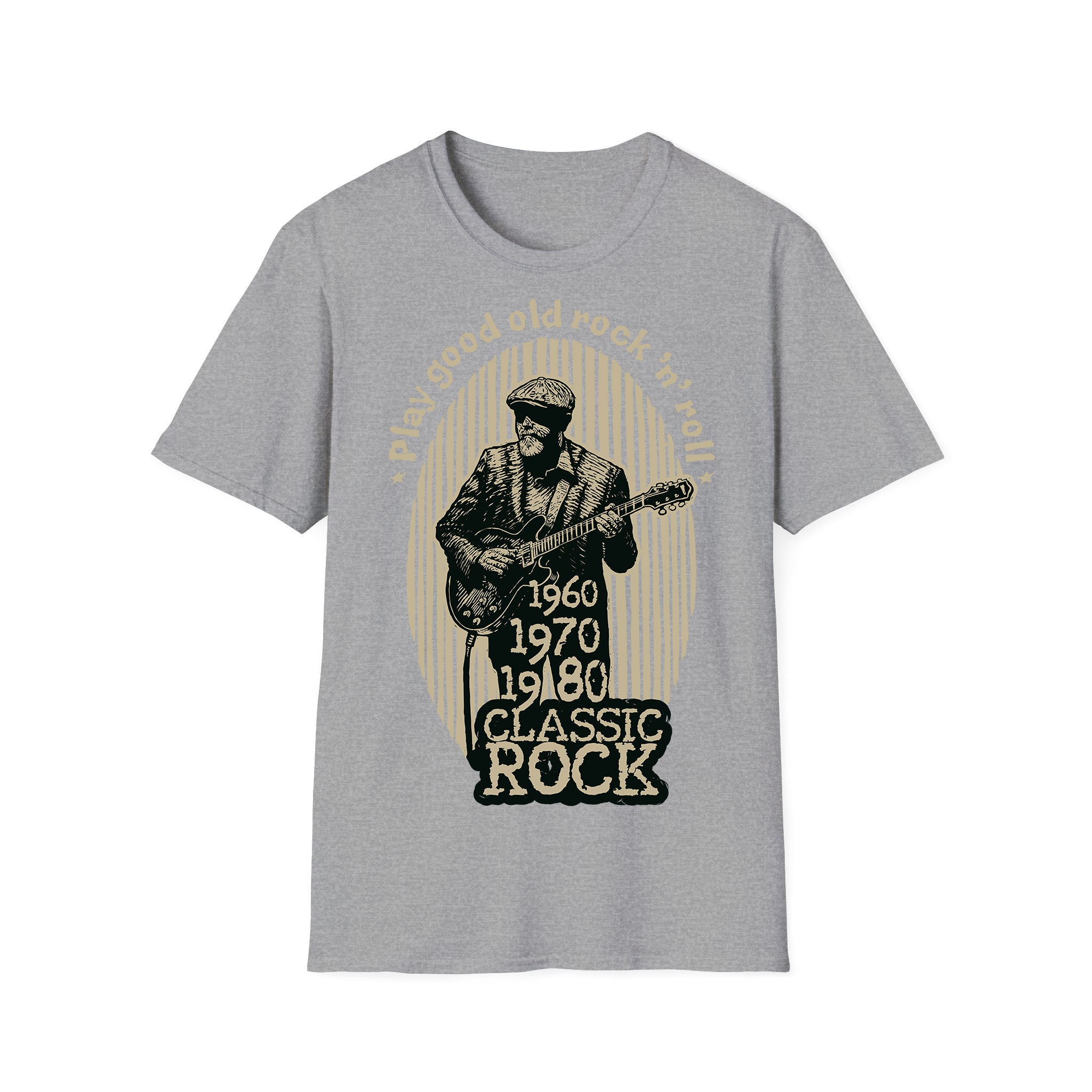 T-shirt unisexe musique Classic Rock
