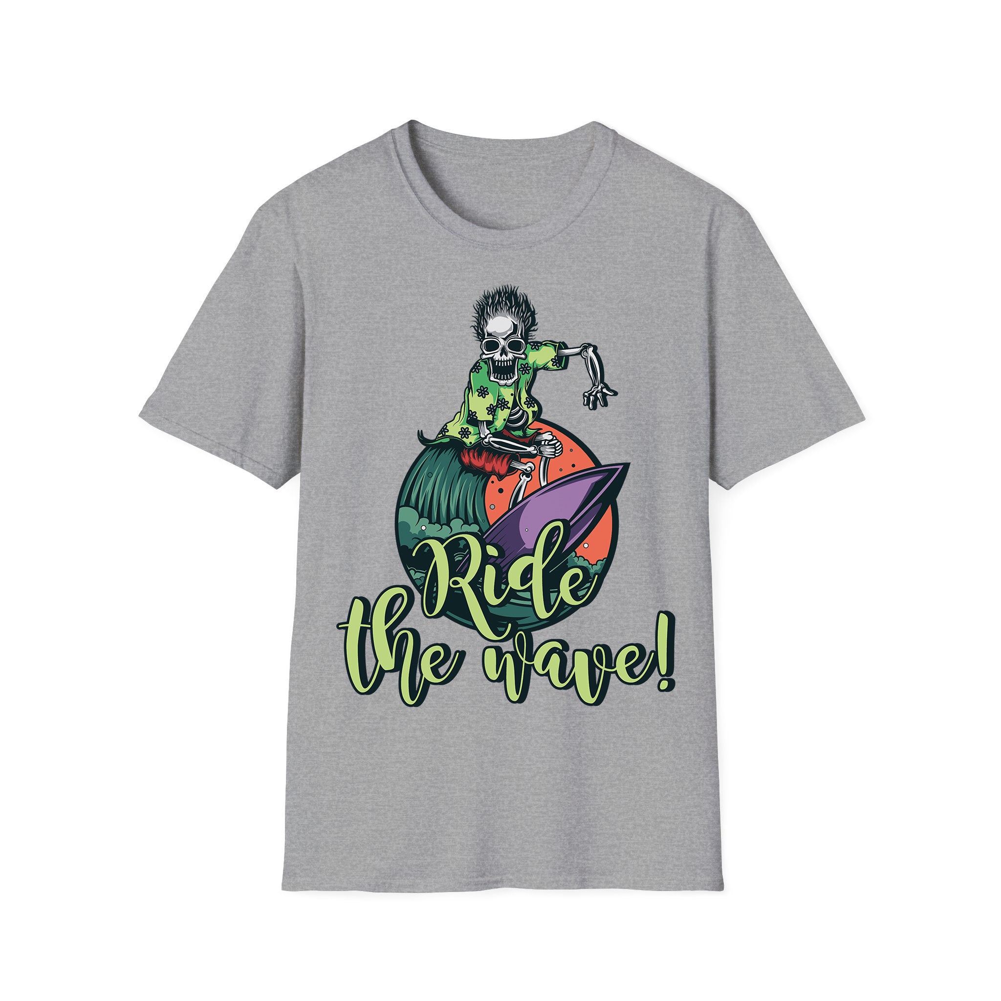 Surf T-shirt unisexe Ride The Wave