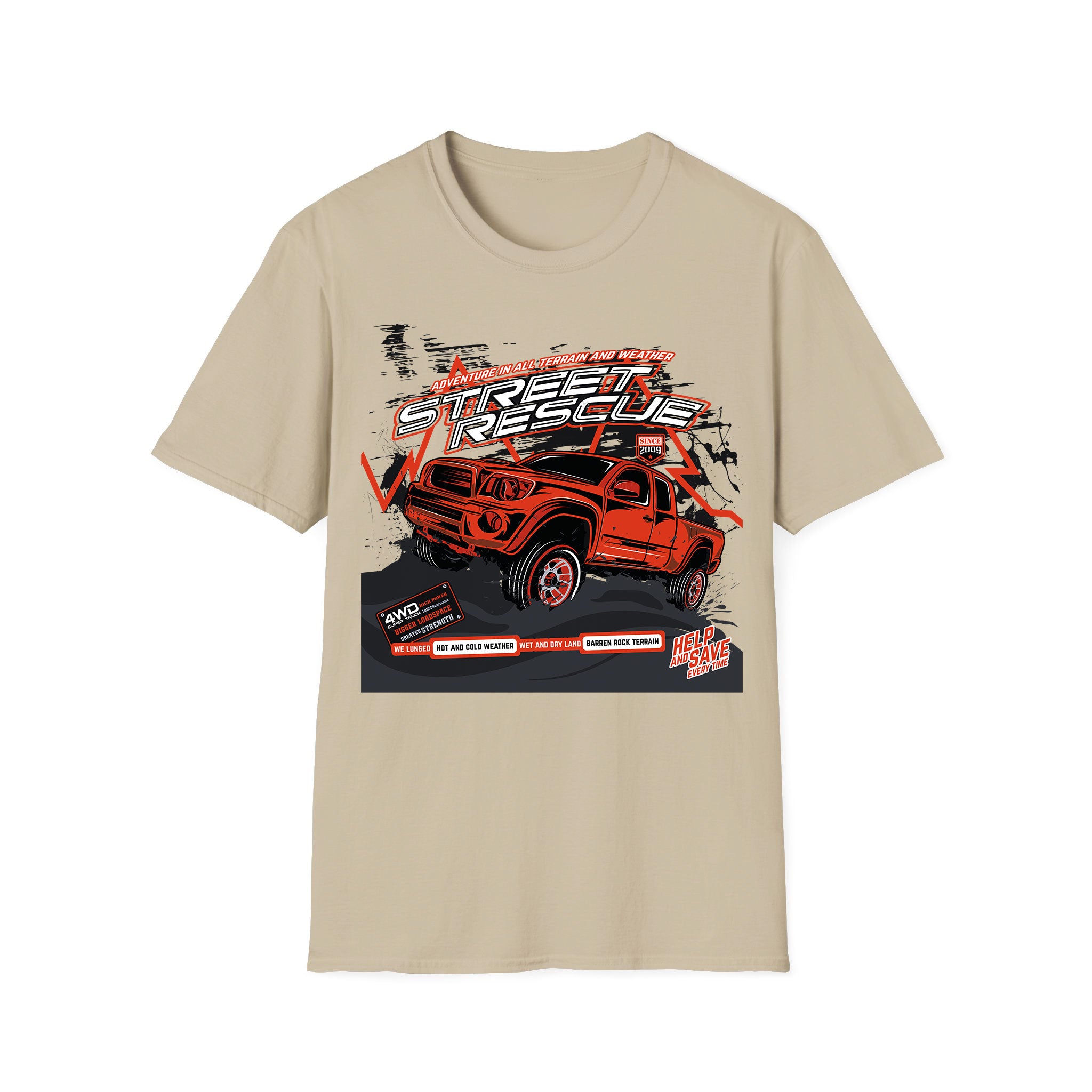 T-shirt voitures de course Street Rescue